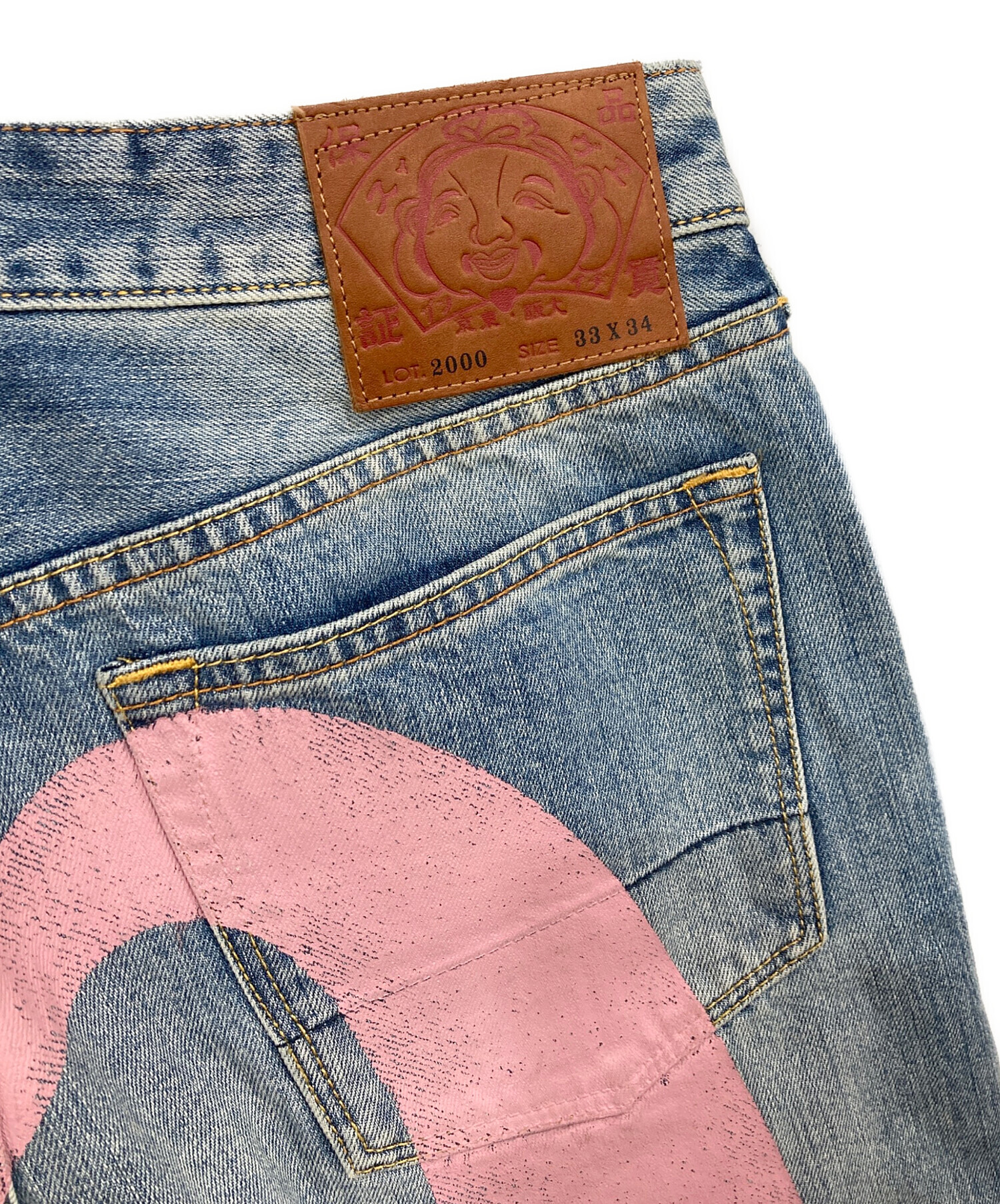 中古・古着通販】EVISU (エヴィス) Daicock Print Baggy Jeans 