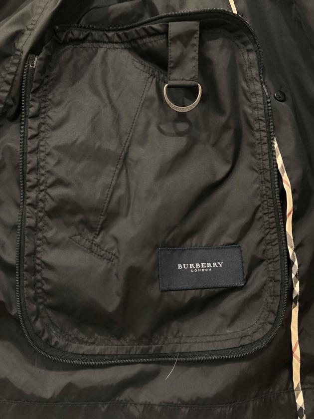 美品 フード着脱可✨️ BURBERRY LONDON ナイロンコート ブラック 中古・古着通販】BURBERRY LONDON (バーバリーロンドン) ナイロン