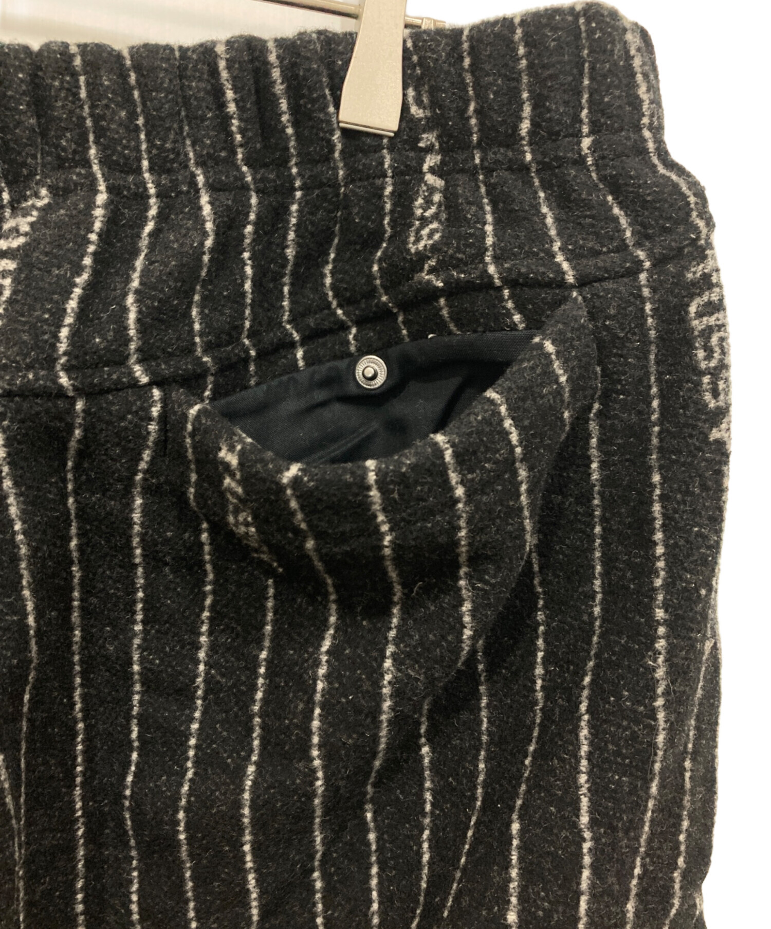 中古・古着通販】stussy (ステューシー) NIKE (ナイキ) striped wool 