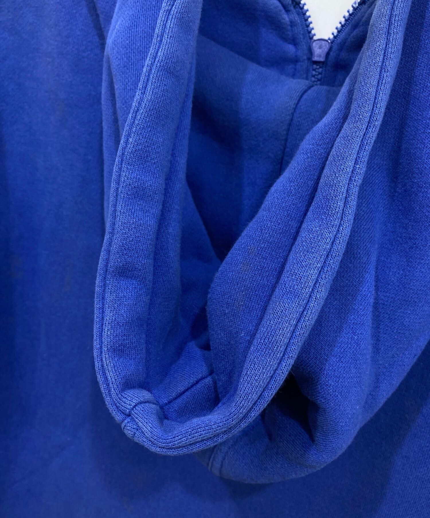 中古・古着通販】stussy (ステューシー) ジップパーカー ブルー サイズ 