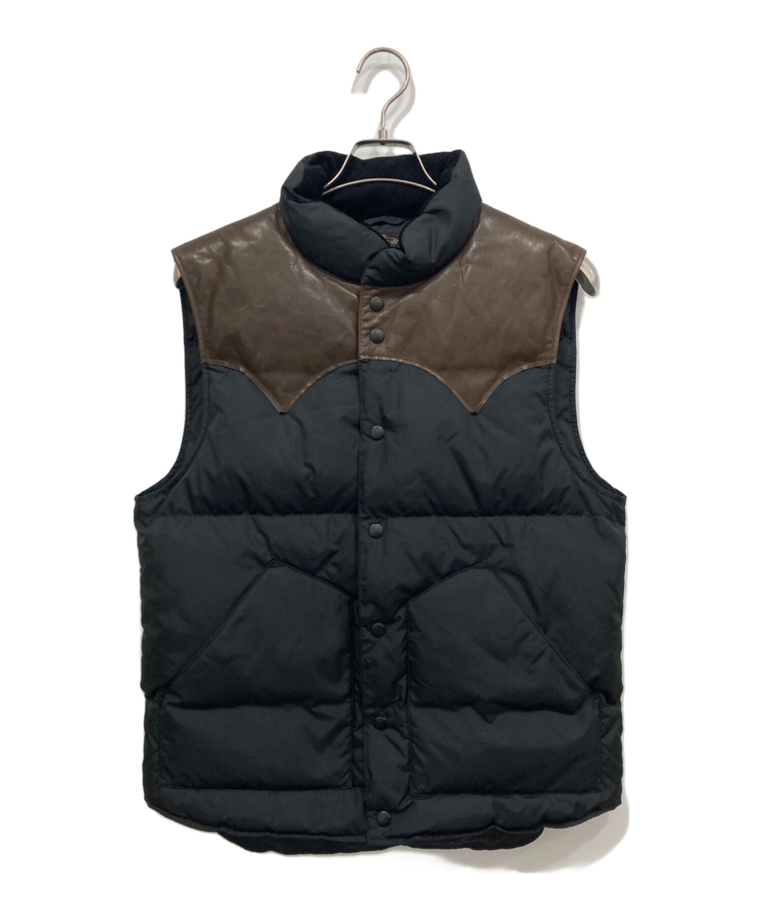 中古・古着通販】RRL (ダブルアールエル) ダウンベスト ブラック 中古・古着通販】RRL (ダブルアールエル) ダウンベスト ブラック