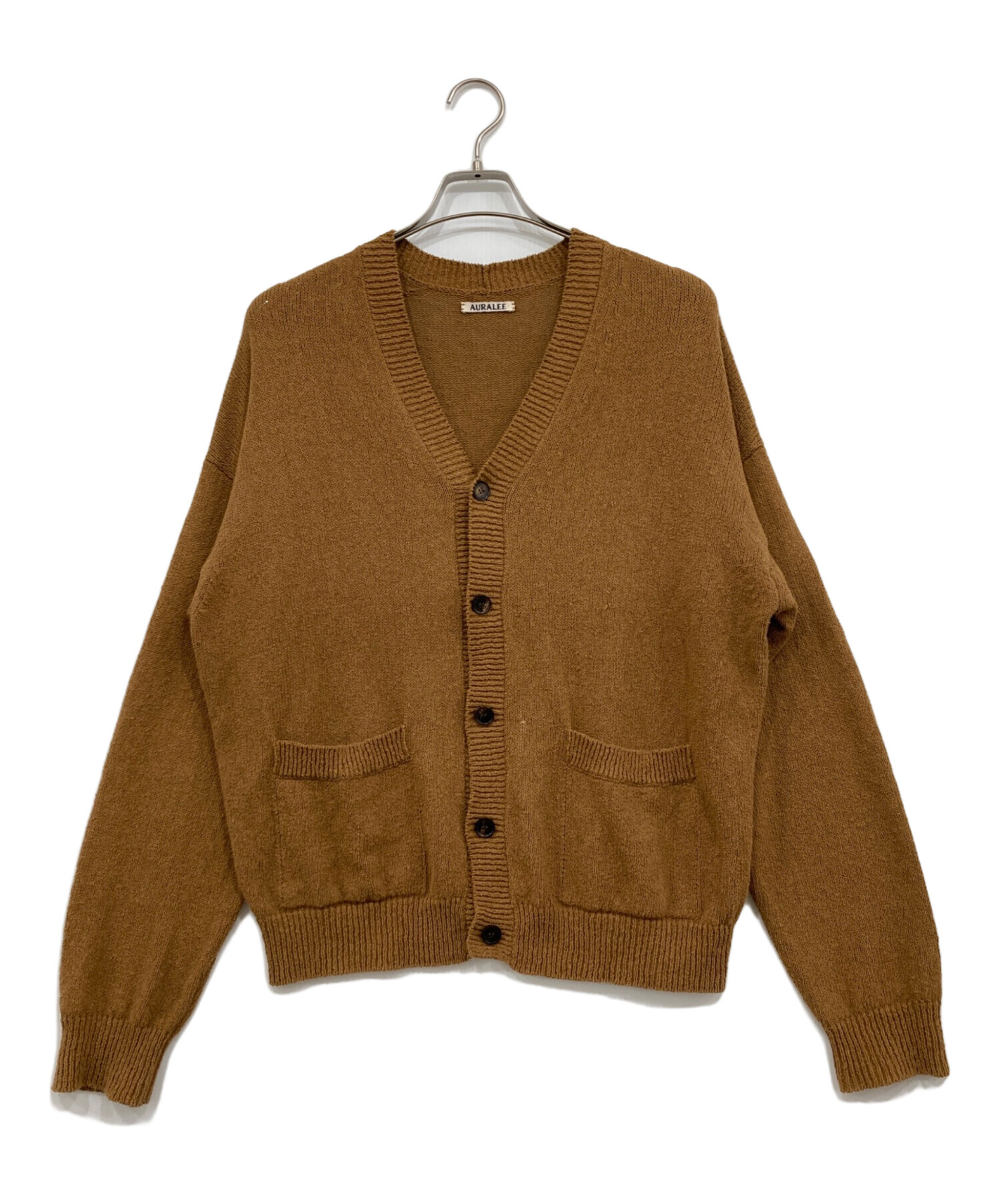 新品 サイズ：3 オーラリー カーディガン AURALEE CARDIGAN AURALEE KNIT CARDIGAN サイズ3 AURALEE カーディガン サイズ3 AURALEE