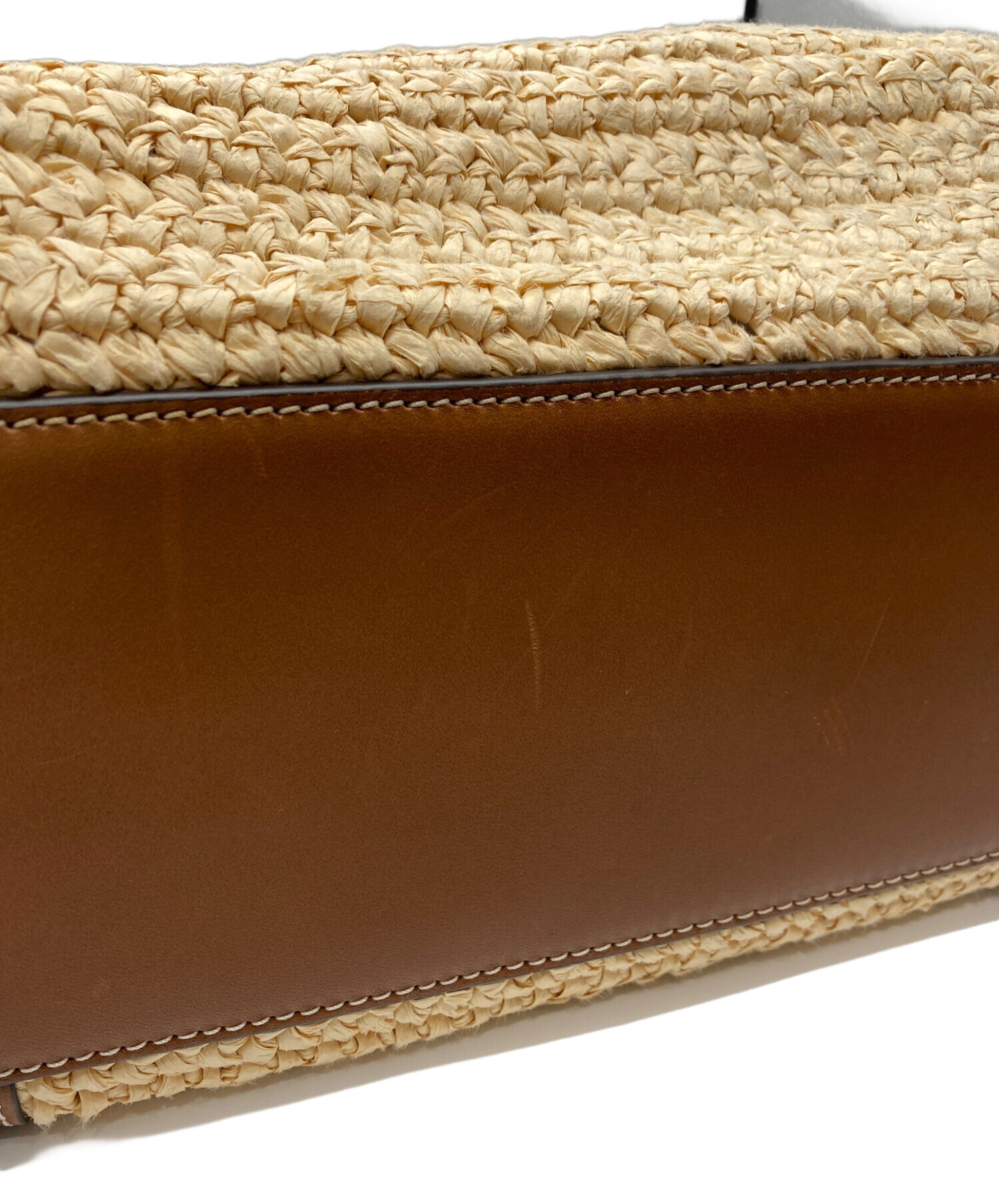 中古・古着通販】TORY BURCH (トリーバーチ) カゴトートバッグ エラ
