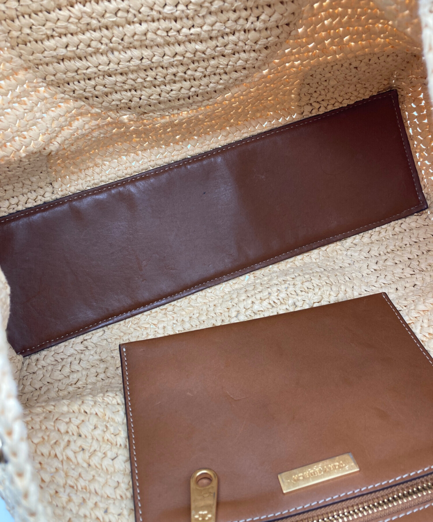 中古・古着通販】TORY BURCH (トリーバーチ) カゴトートバッグ エラ