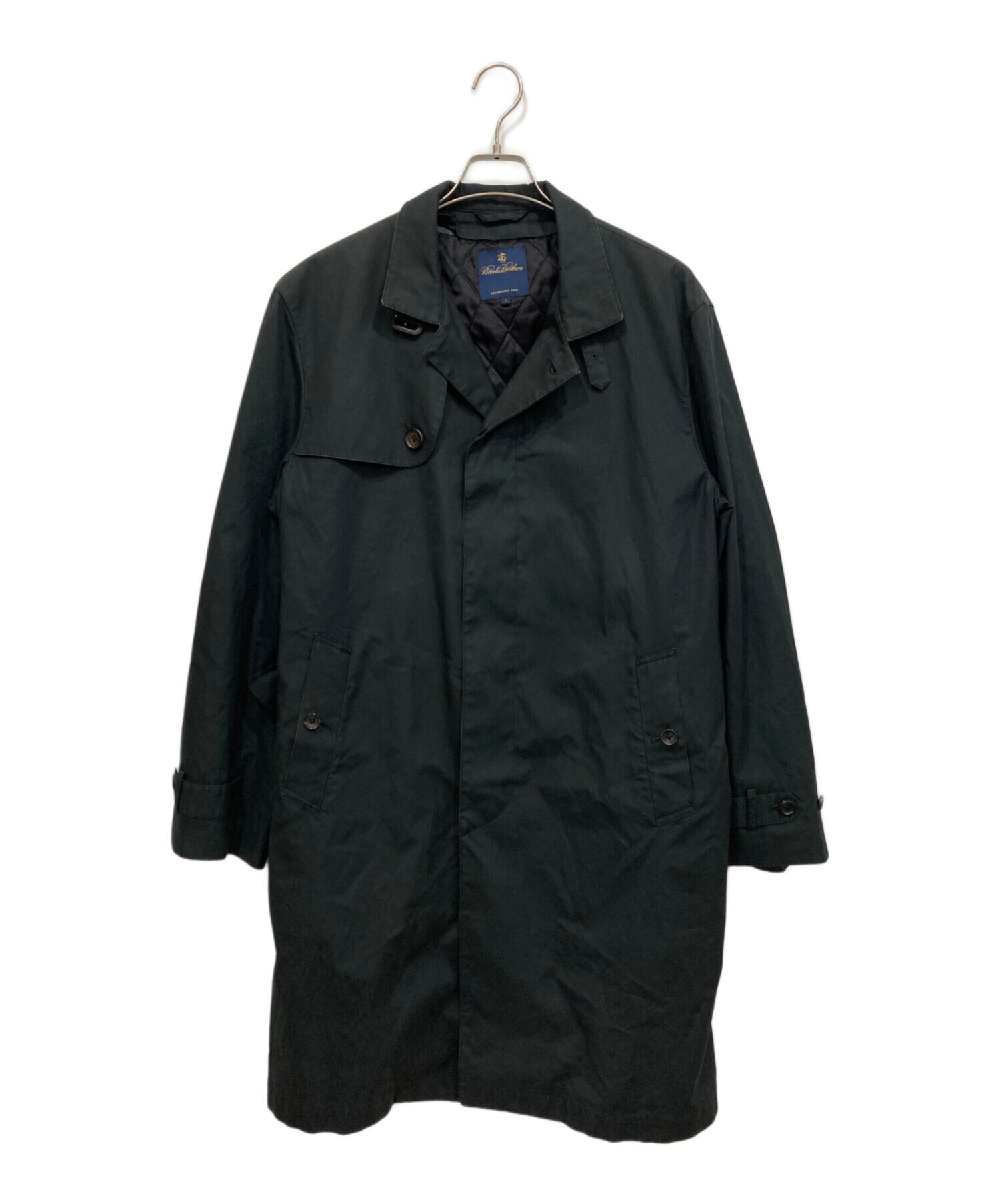 【古着】BROOKS BROTHERS コート ブラックウォッチチェック L 中古・古着通販】BROOKS BROTHERS (ブルックスブラザーズ) ロング