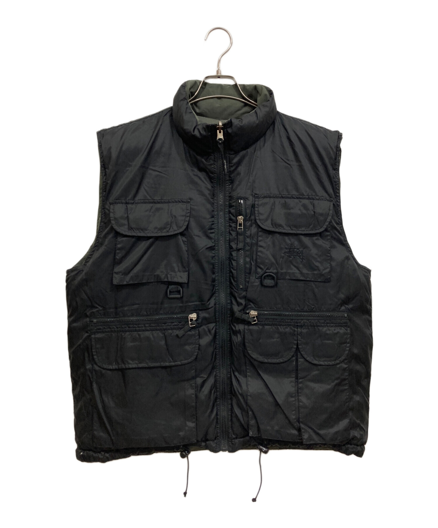 ステューシーリバーシブルダウンベスト 中古・古着通販】stussy (ステューシー) WTAPS (ダブルタップス