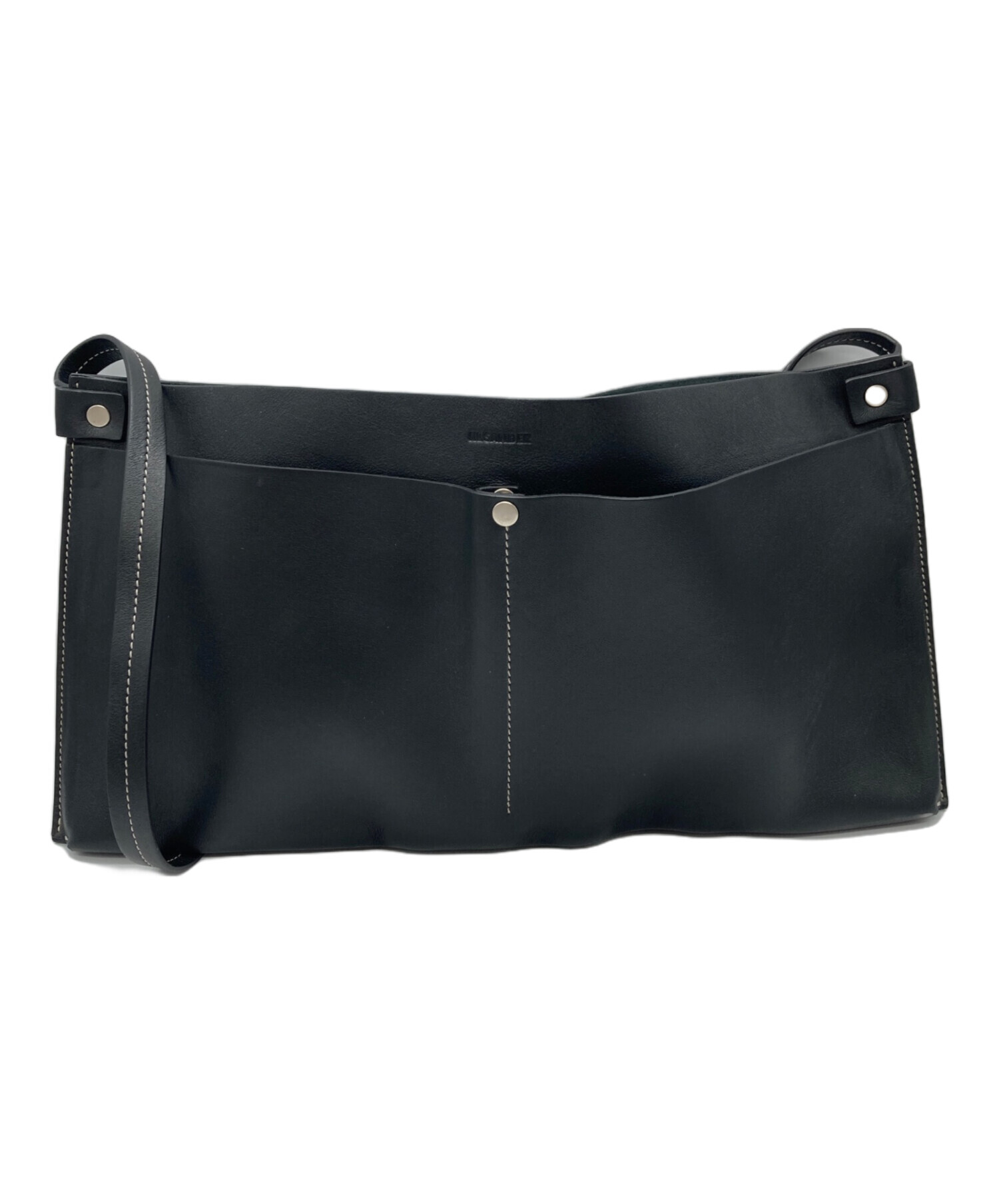 中古・古着通販】JIL SANDER (ジルサンダー) ダブルポケット レザー 