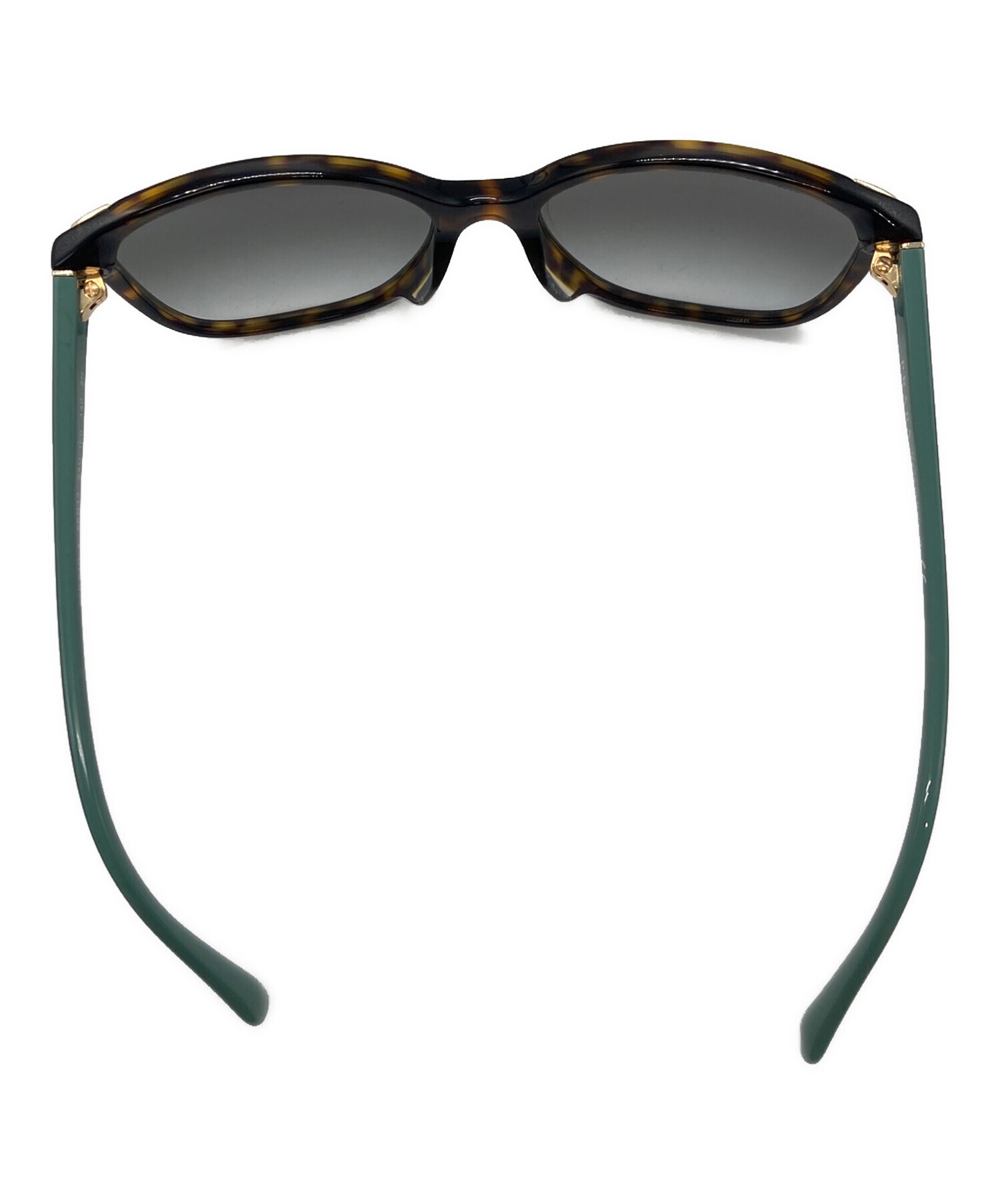 PRADA プラダ サングラス  緑 【古着】【中古】【送料無料】 中古・古着通販】PRADA (プラダ) サングラス グリーン×ブラウン サイズ