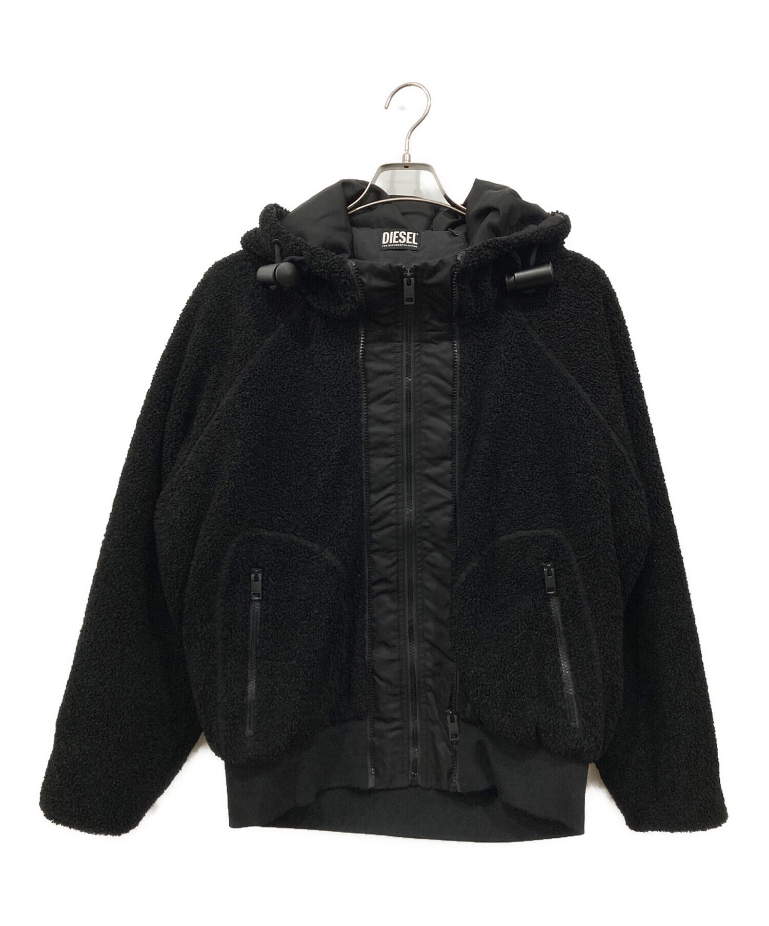 中古・古着通販】DIESEL (ディーゼル) フーディボアジャケット