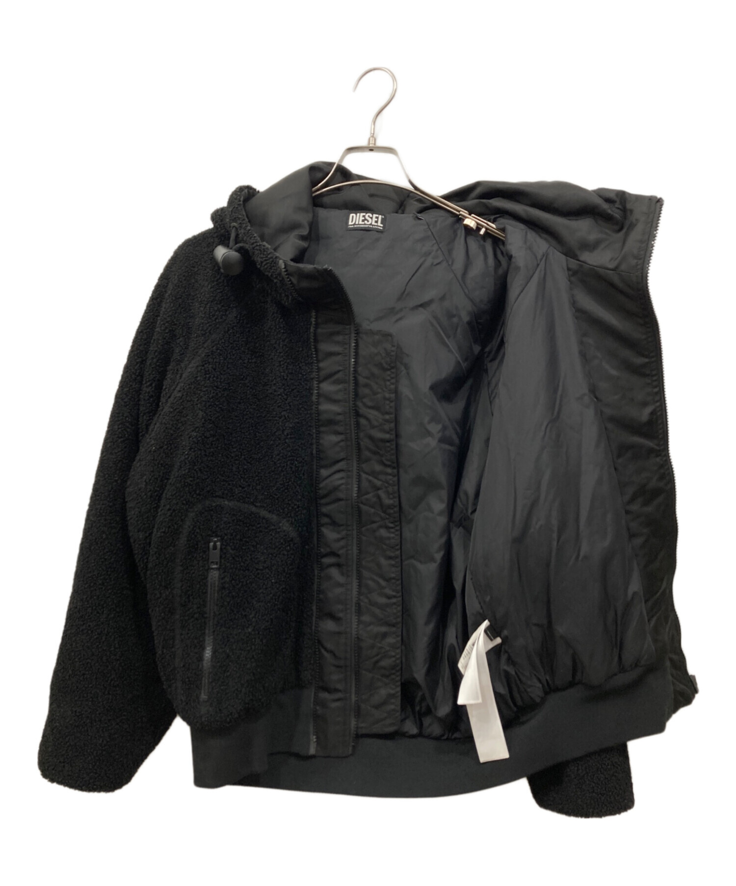 中古・古着通販】DIESEL (ディーゼル) フーディボアジャケット