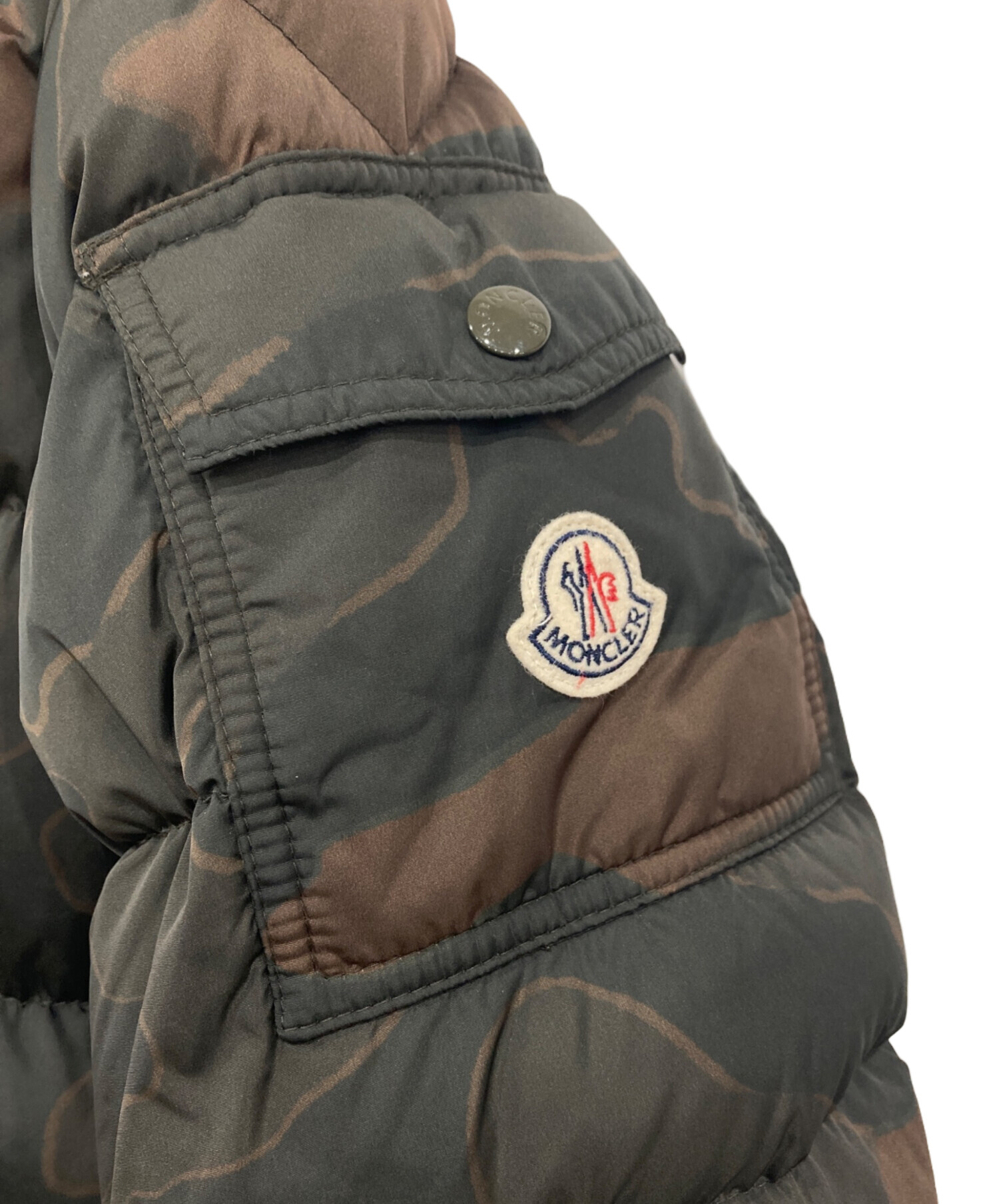 中古・古着通販】MONCLER (モンクレール) マヤ カモ柄ダウンジャケット