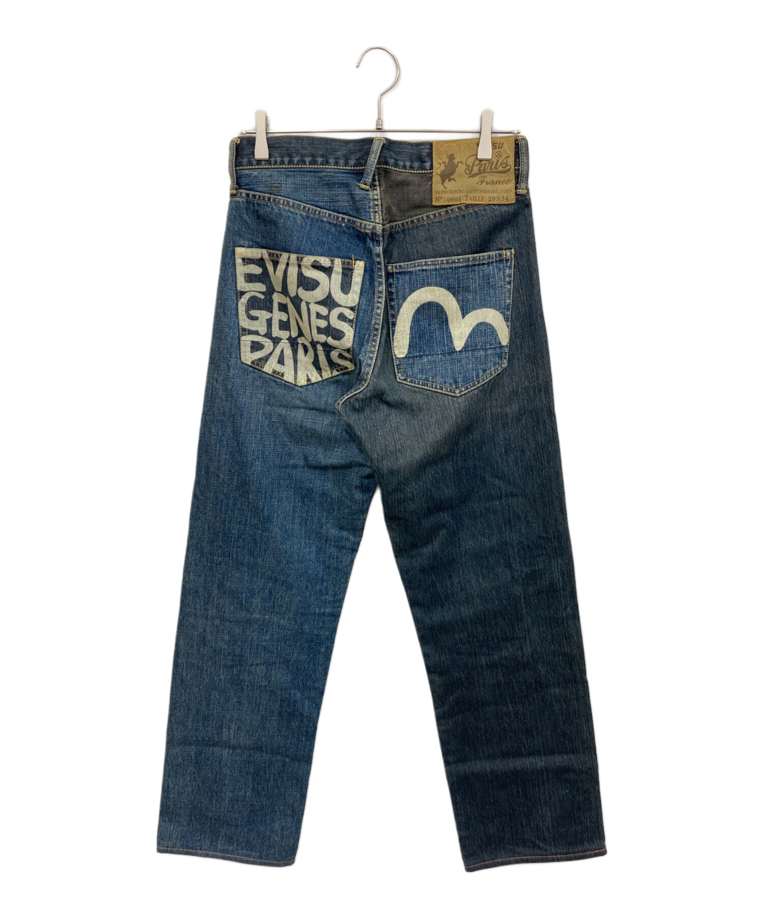 EVISU エヴィス　激レア　バッファローパッチ　未使用　W32 Lot2509 EVISU エヴィス 激レア バッファローパッチ 未使用 W32 Lot2509