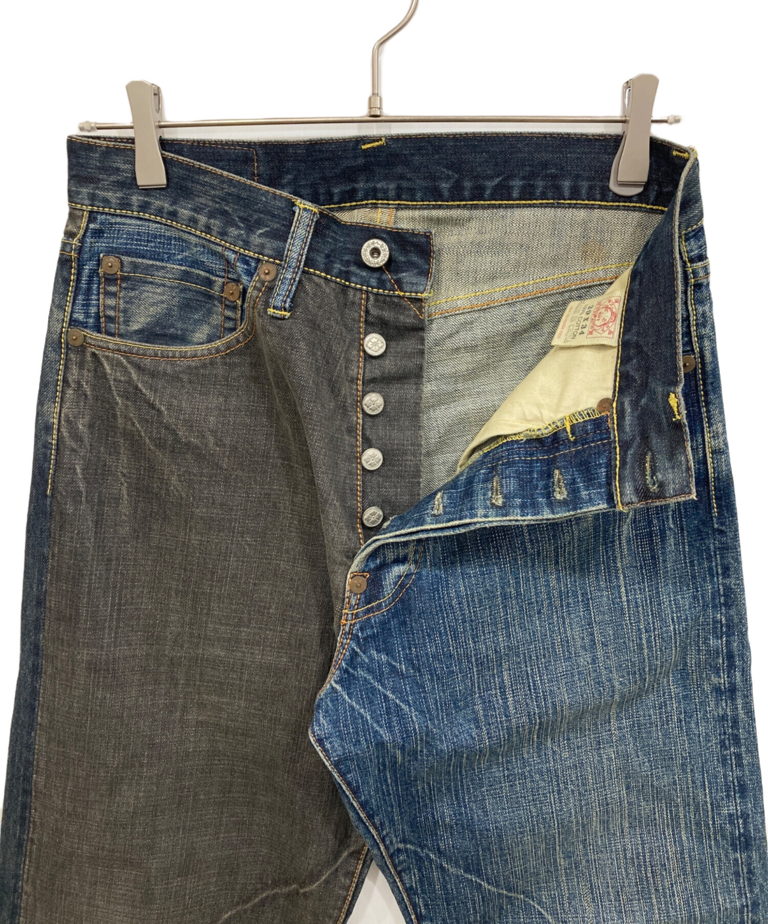 中古・古着通販】EVISU (エヴィス) クレイジーパターンデニムパンツ