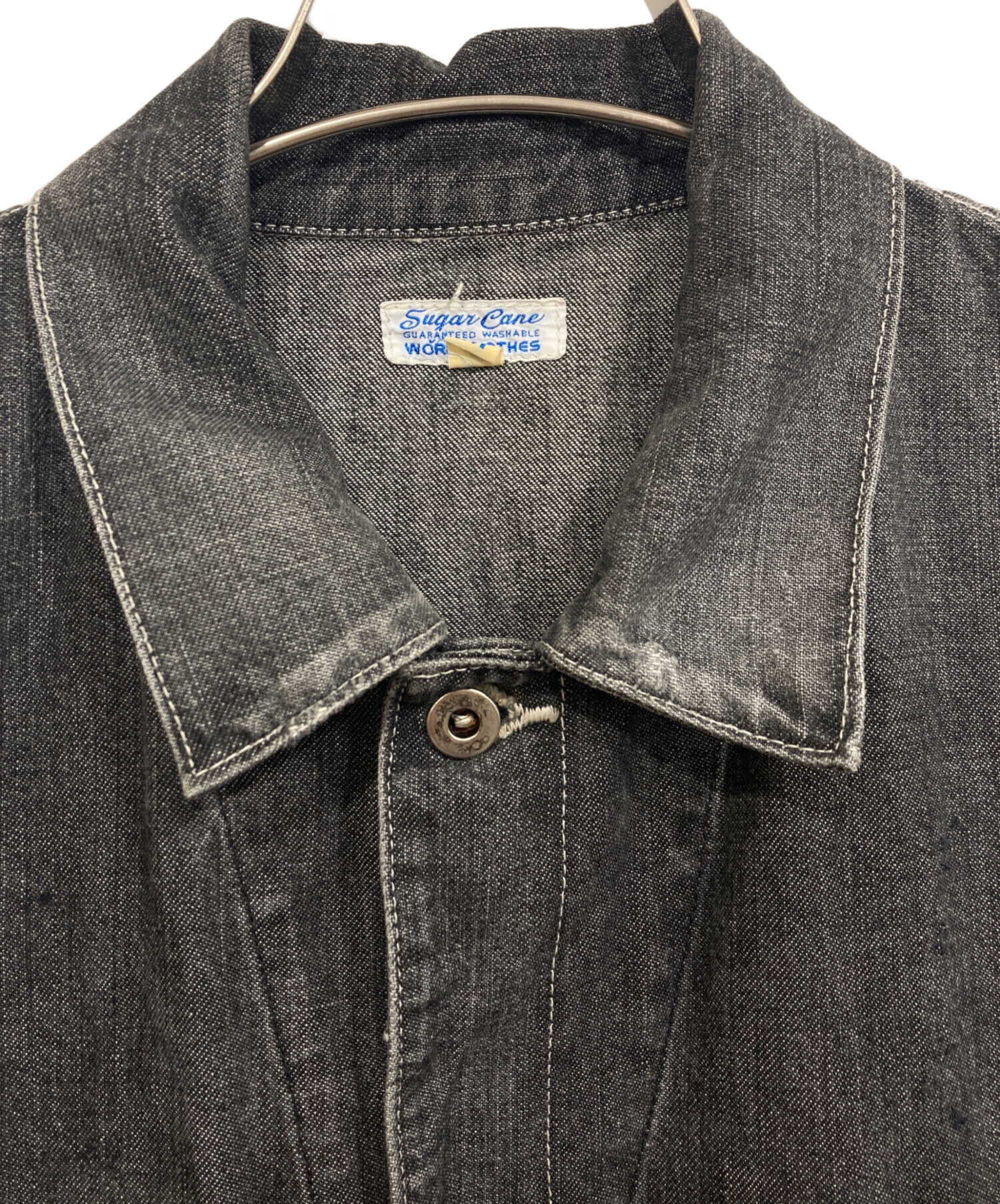 シュガーケーン×ビームス 別注　オールインワン 中古・古着通販】SUGAR CANE (シュガーケーン) デニムオールインワン