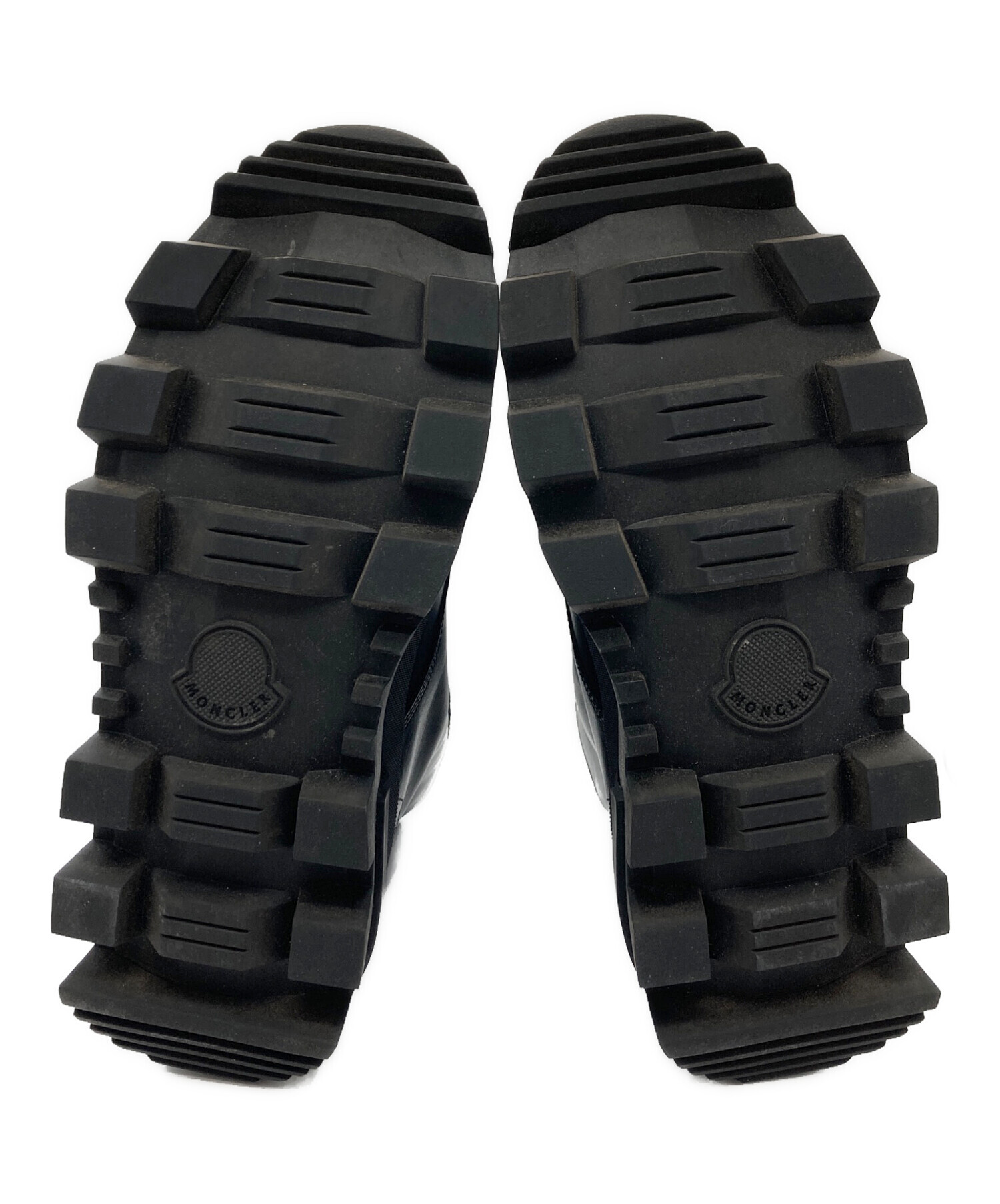 中古・古着通販】MONCLER (モンクレール) レースアップブーツ ブラック 