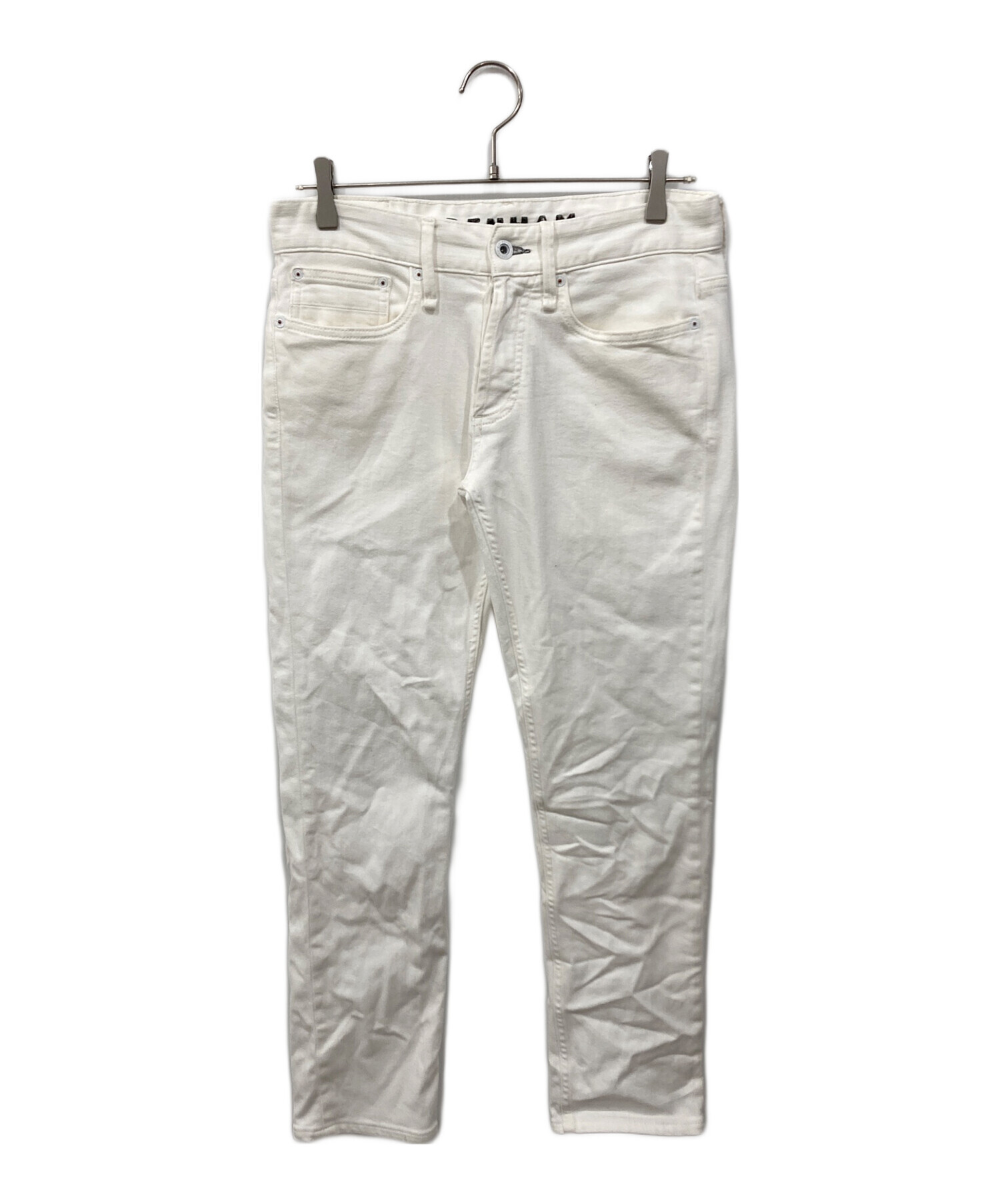 中古・古着通販】Denham (デンハム) デニムパンツ ホワイト サイズ:S 