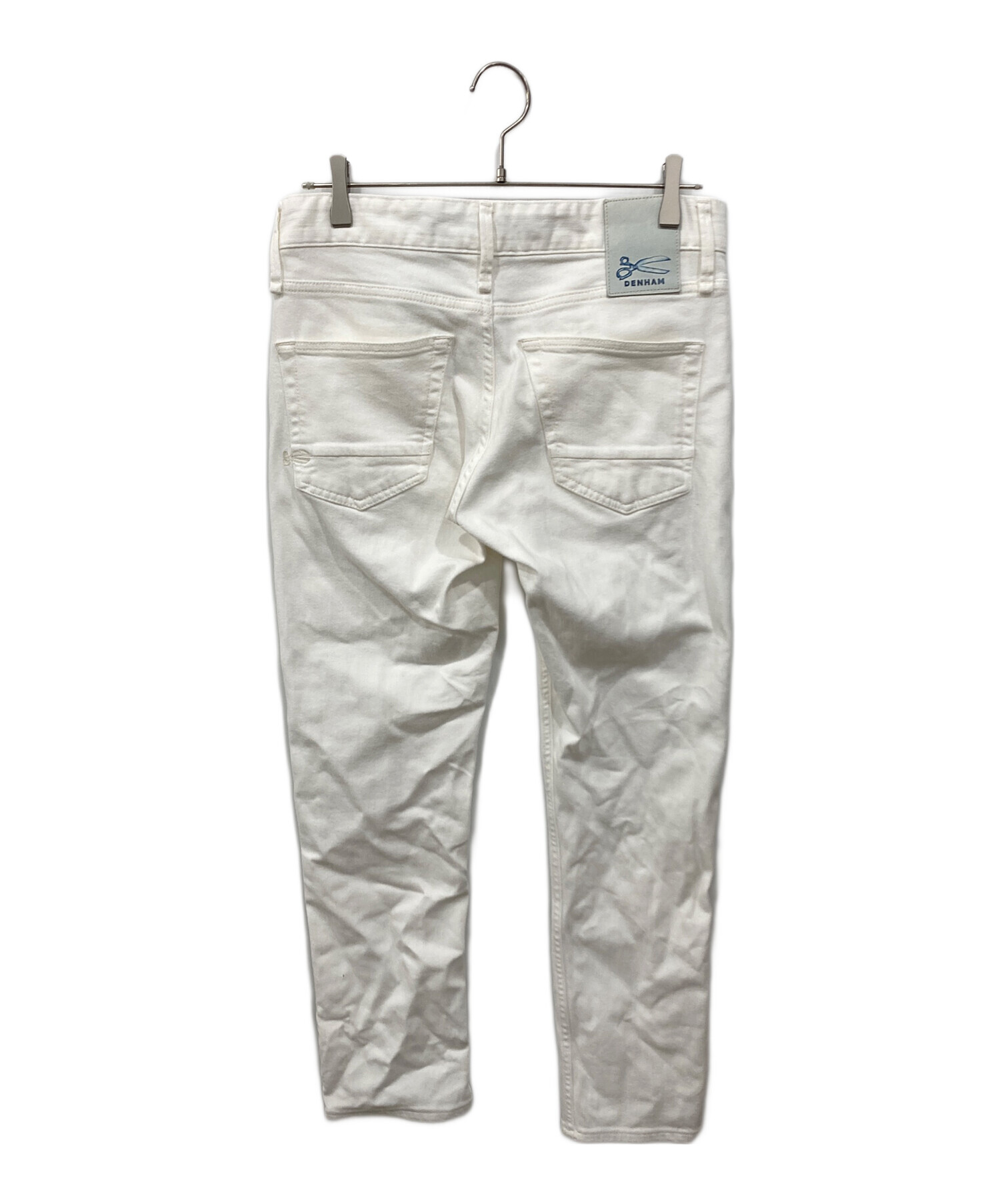 中古・古着通販】Denham (デンハム) デニムパンツ ホワイト 中古・古着通販】Denham (デンハム) デニムパンツ ホワイト