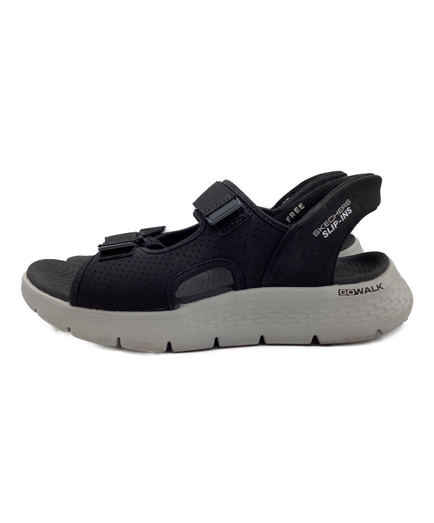 中古・古着通販】SKECHERS (スケッチャーズ) サンダル ブラック サイズ