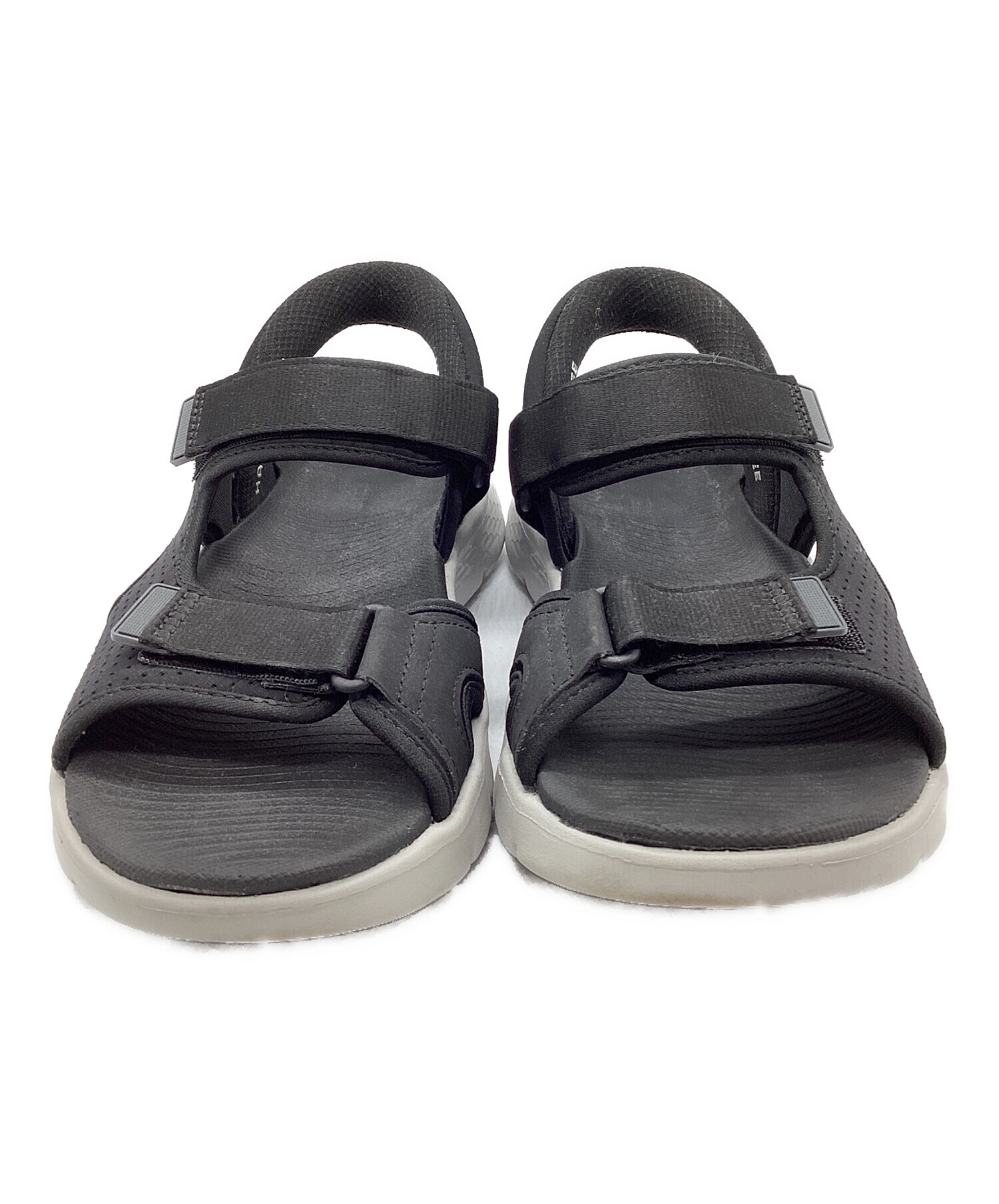 ・-m29-27-2 中古エクスレア9枚 中古・古着通販】SKECHERS (スケッチャーズ) サンダル ブラック サイズ