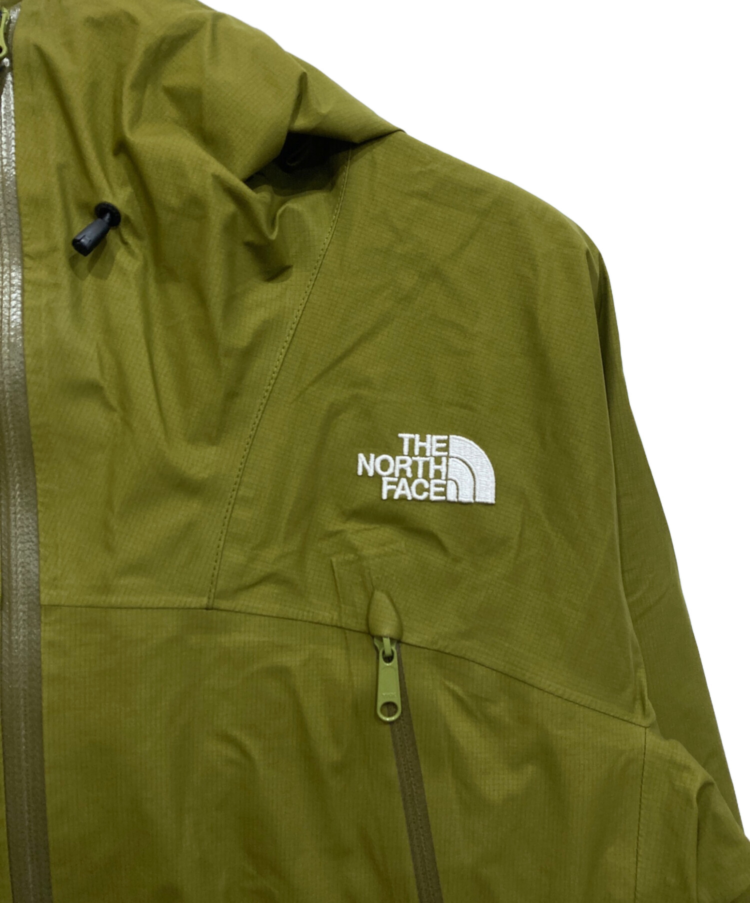 ノースフェイス　クライムベリーライトジャケット　カーキ、オリーブ系　Mサイズ ノースフェイス クライムベリーライトジャケット カーキ、オリーブ系 M