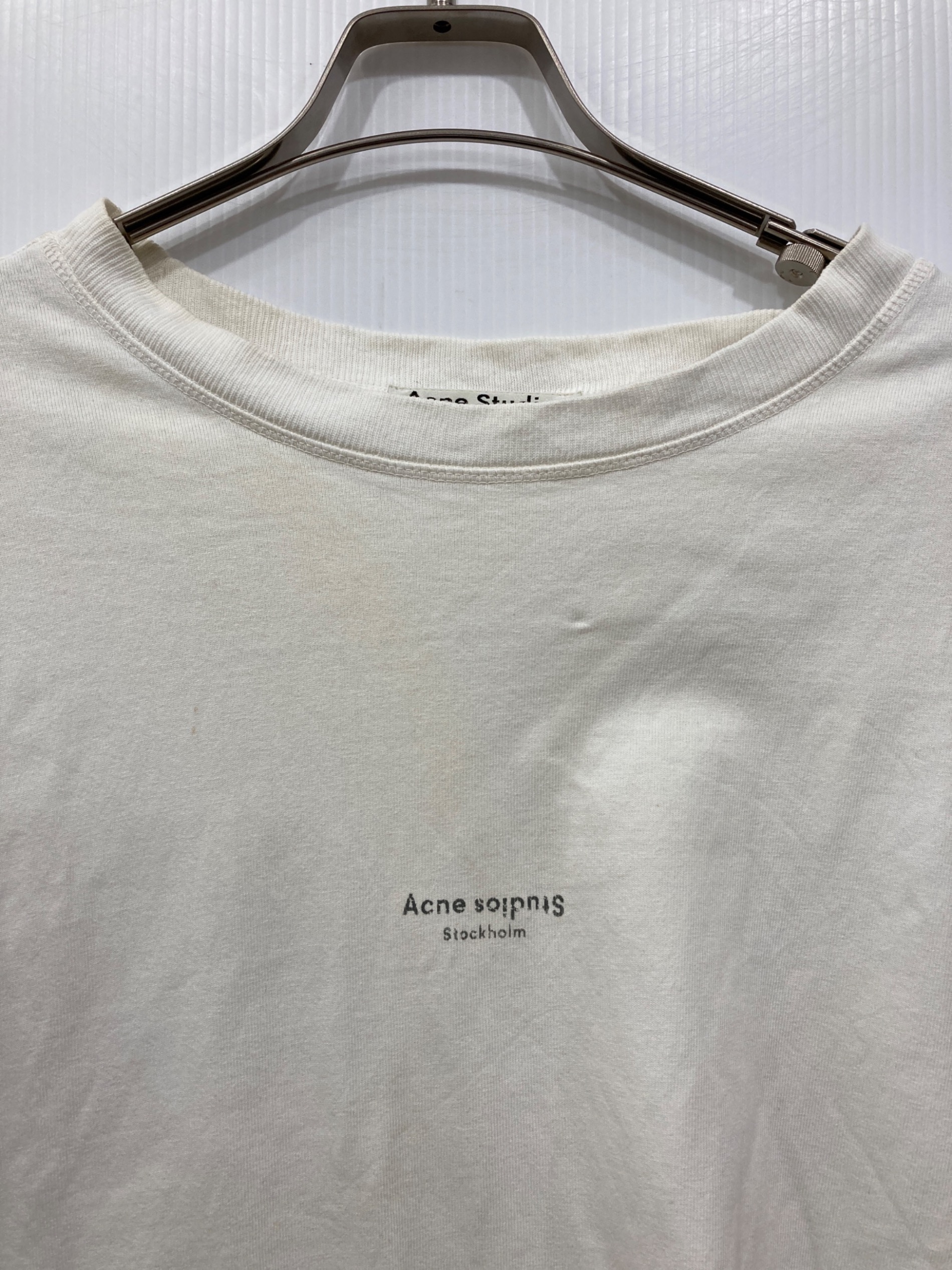 ACNE STUDIOS 半袖オーバーサイズTシャツ Acne Studios（アクネ ストゥディオズ） BIG RELAX FIT LOGO OVER SIZE
