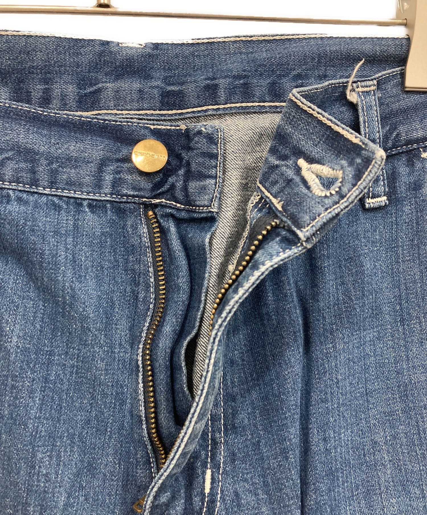 中古・古着通販】CarHartt (カーハート) ダブルニーデニムパンツ