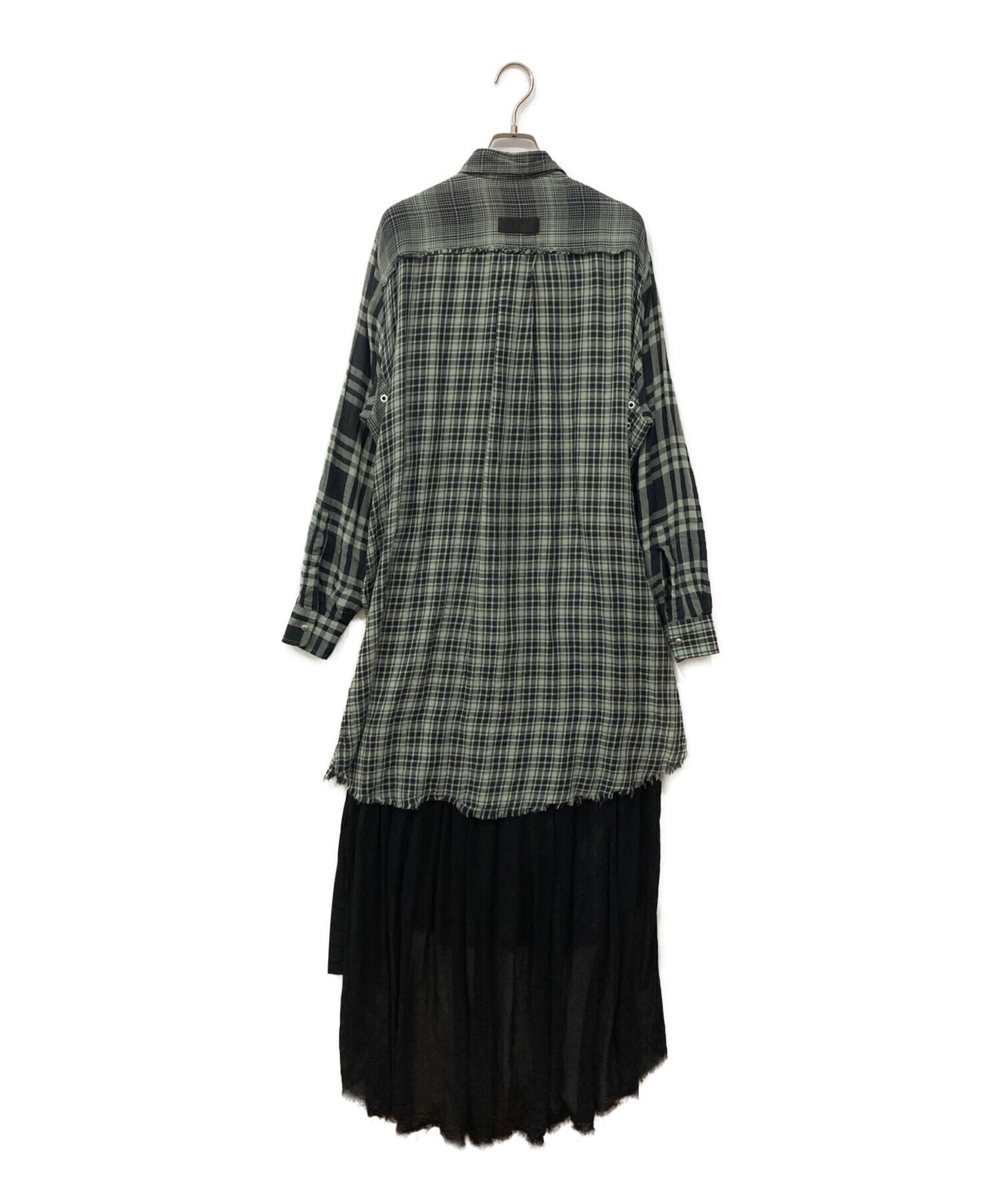 中古・古着通販】DIESEL (ディーゼル) シャツワンピース ブラック 