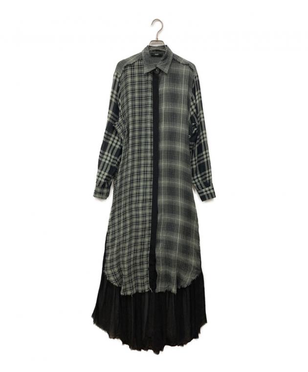 中古・古着通販】DIESEL (ディーゼル) シャツワンピース ブラック 