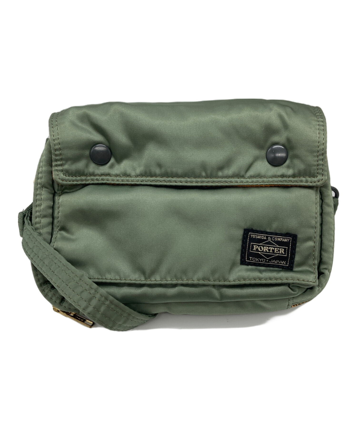 中古・古着通販】PORTER (ポーター) サコッシュ グリーン｜ブランド