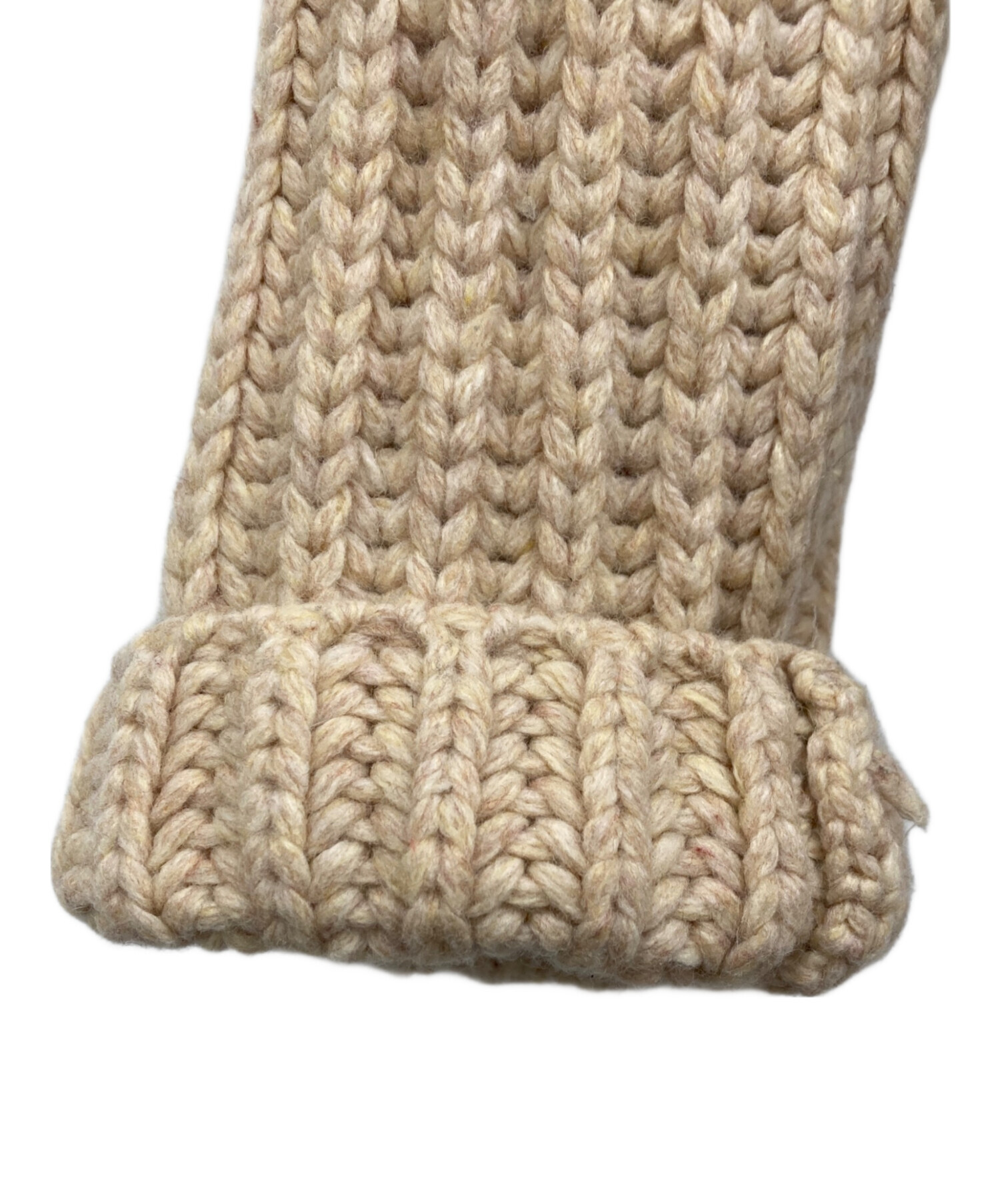 中古・古着通販】loin. (ロワン) ハイネックローゲージニット ベージュ