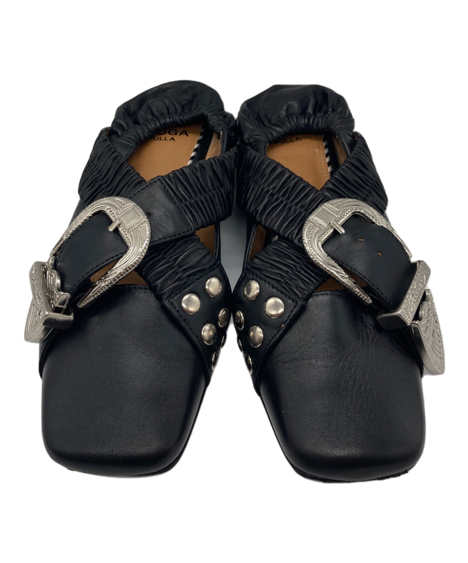 中古・古着通販】TOGA PULLA (トーガ プルラ) クロスストラップバレエ