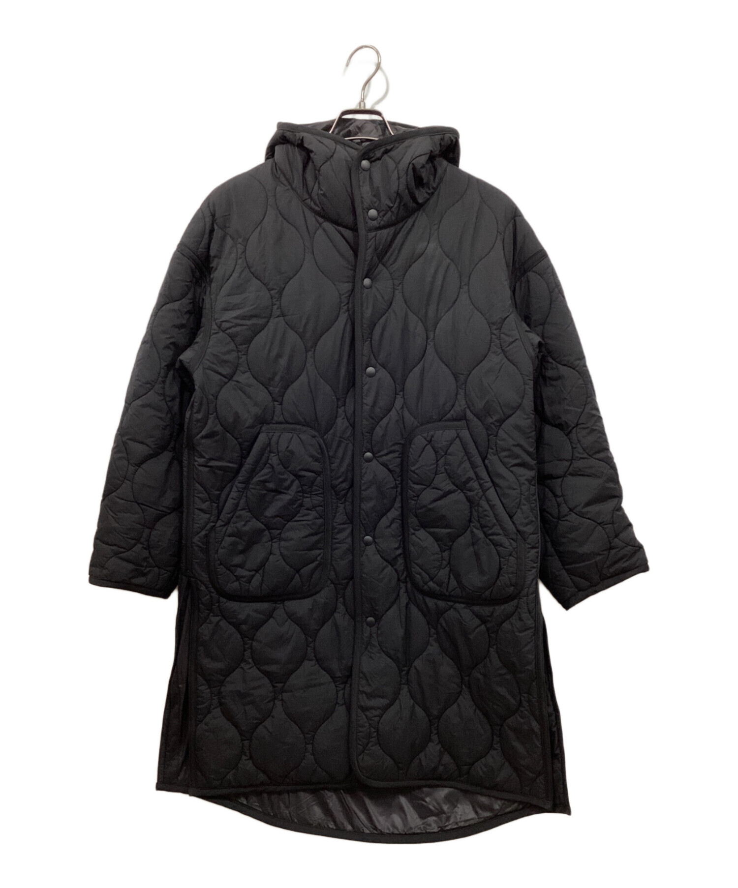WILD THINGS黒 中綿ロングコート 中古・古着通販】WILD THINGS (ワイルドシングス) W'S QUILTED LONG