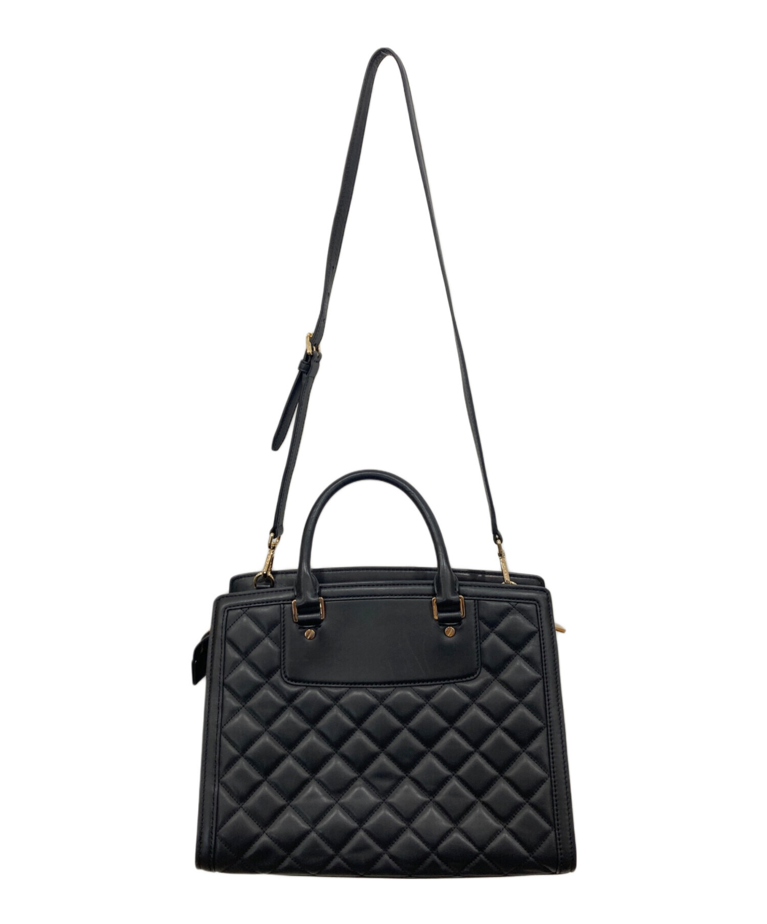 【新品未使用】マイケルコース　2ウェイバック　ホワイト&ブラック　キーリング付き MICHAEL KORS マイケルコース バッグ レディース ショルダーバッグ