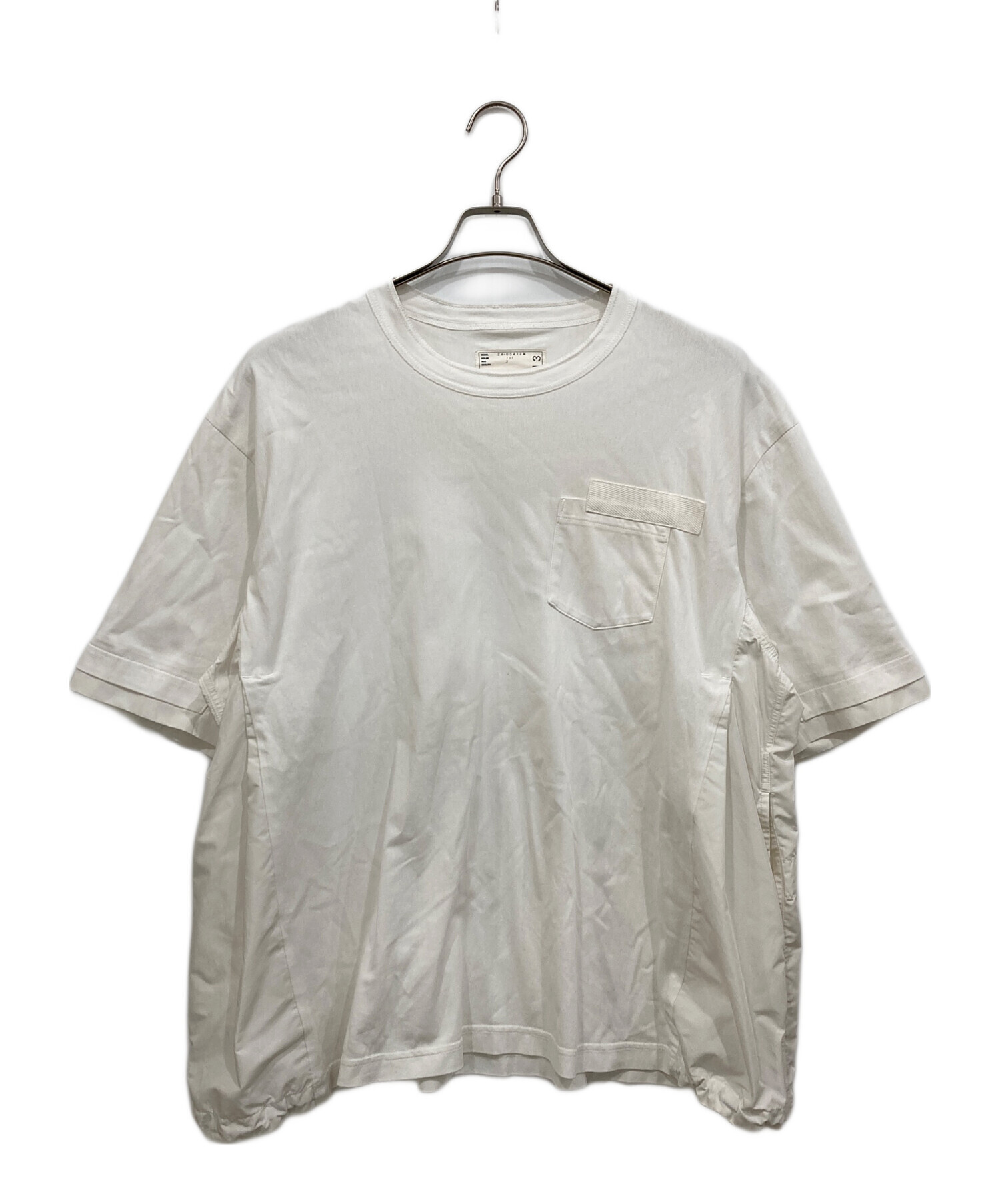 中古・古着通販】sacai (サカイ) Cotton Jersey T-Shirt ホワイト
