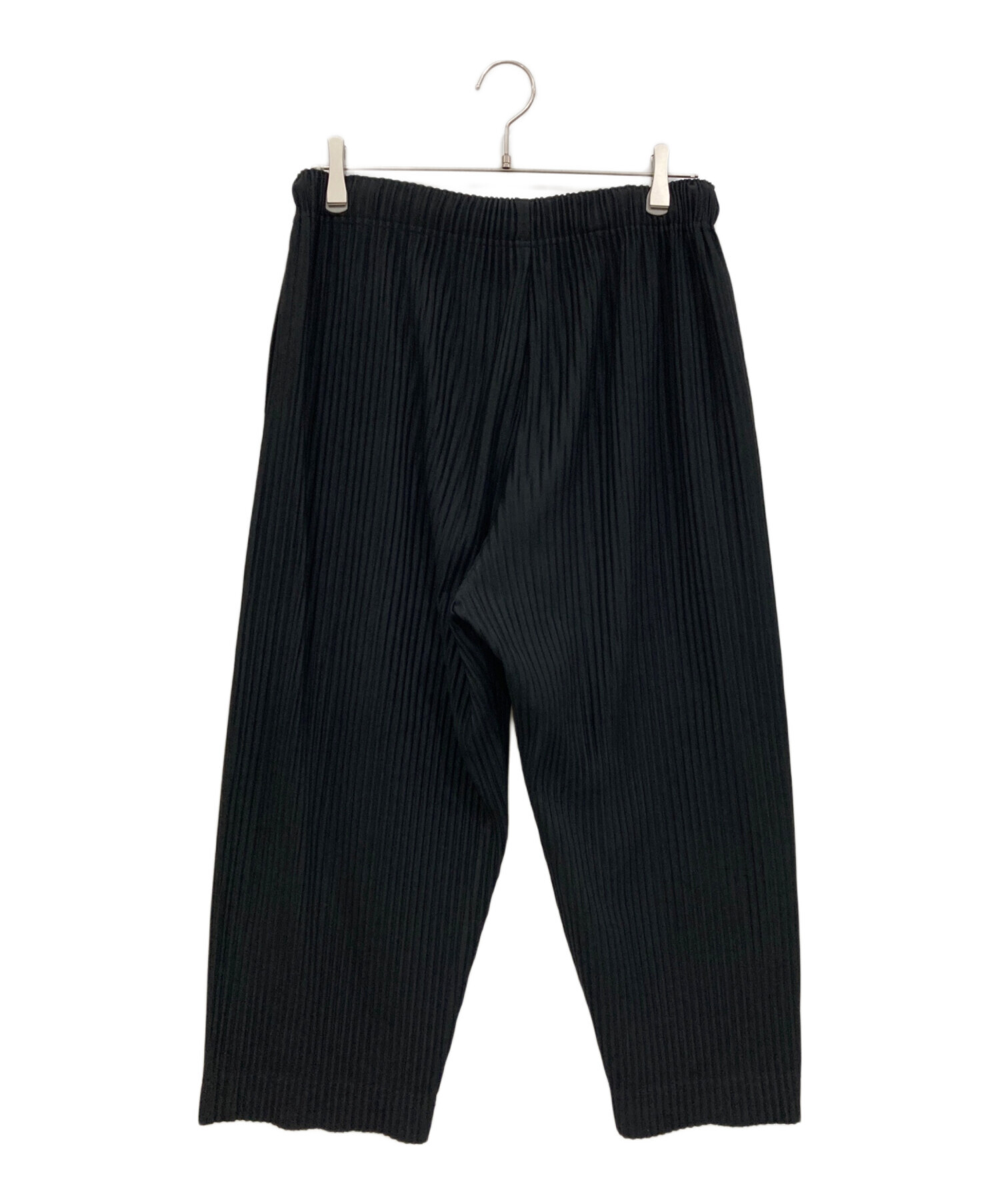 Homme Plisse オムプリッセ センター プリーツ パンツ 中古・古着通販】HOMME PLISSE ISSEY MIYAKE (オム プリッセ イッセイ