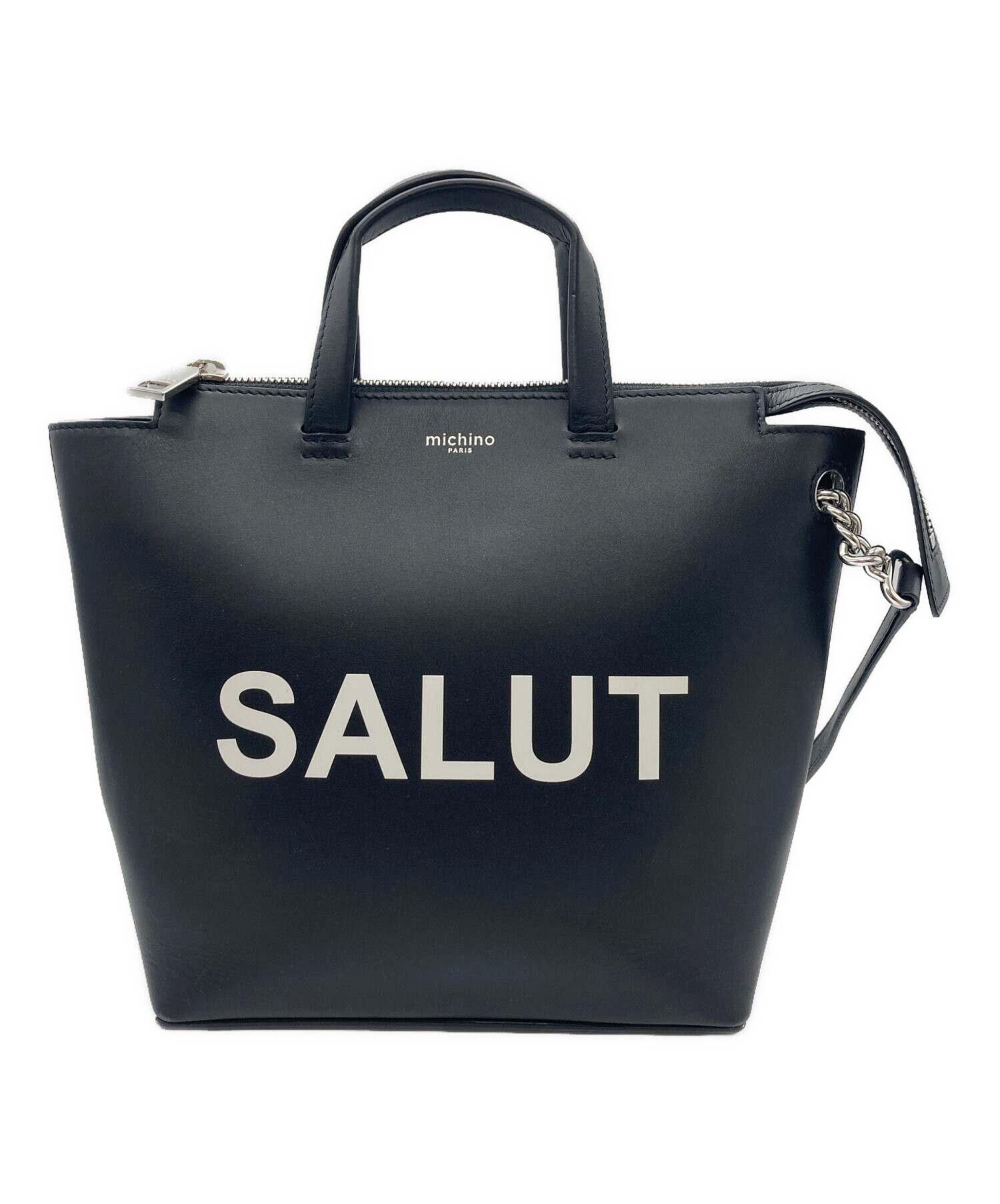 michino paris ショルダーバッグ ブラック SALUT ボディバッグ