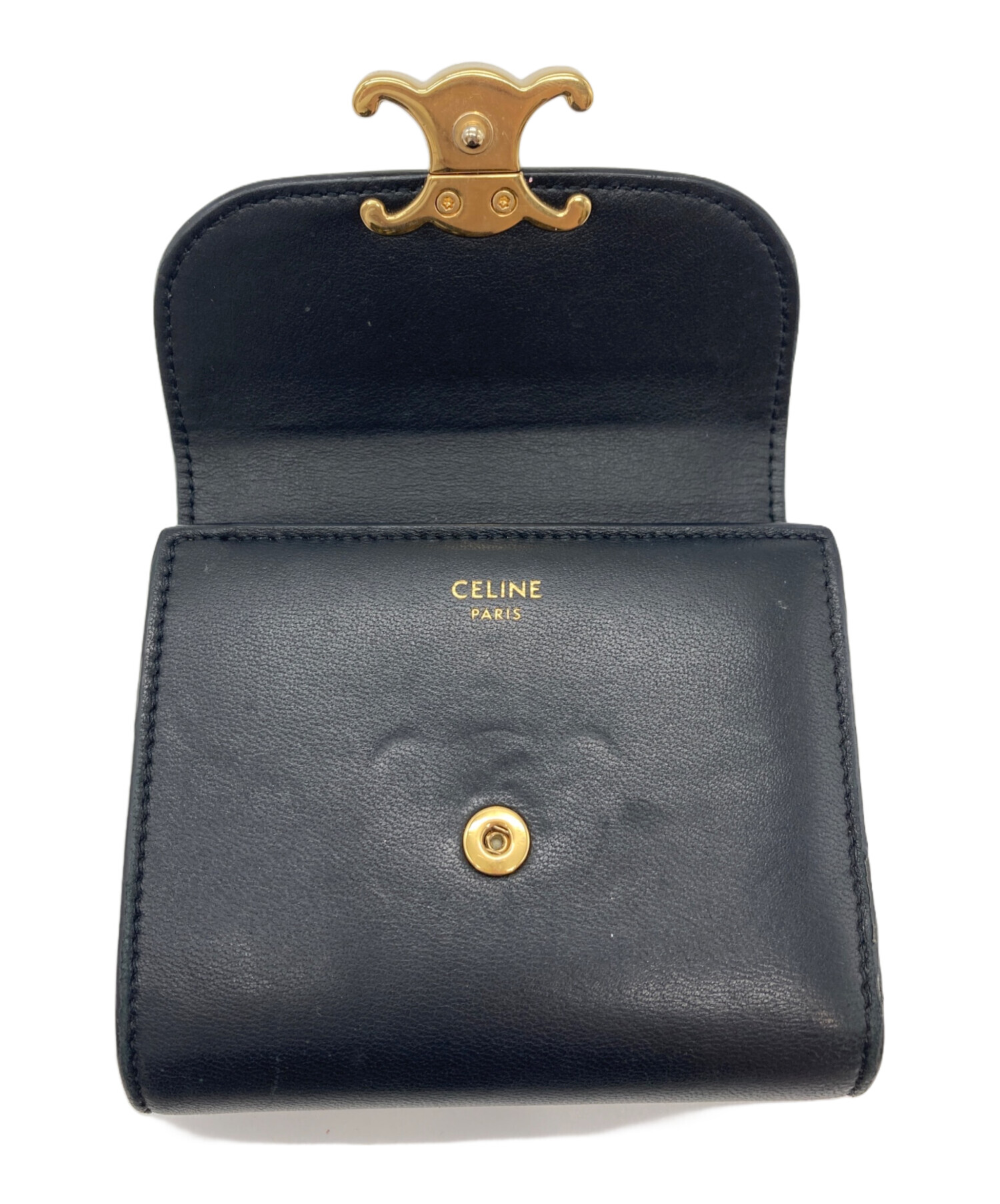 中古・古着通販】CELINE (セリーヌ) スモール フラップウォレット