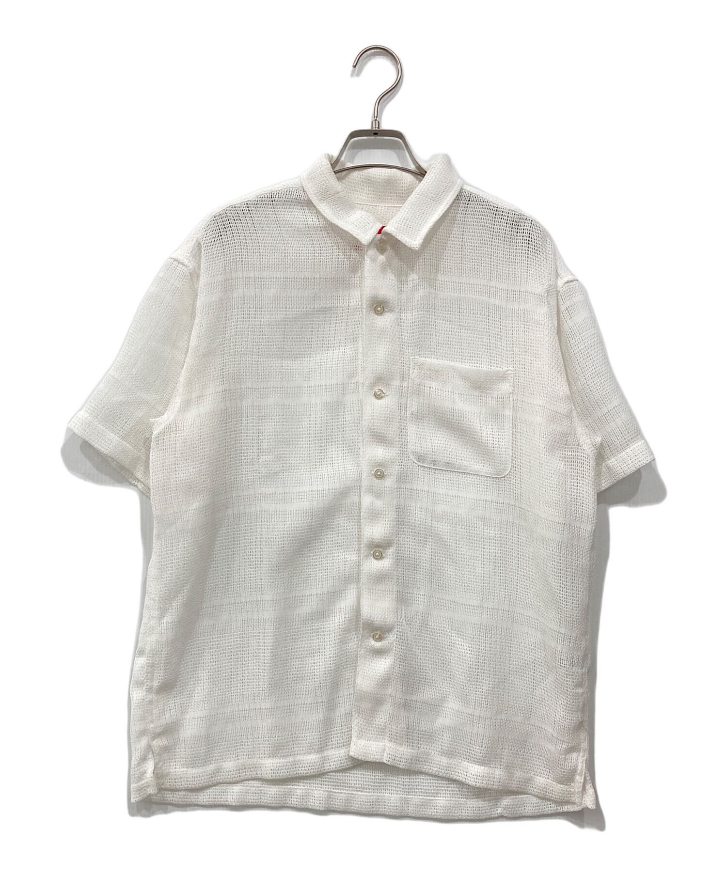 中古・古着通販】SUPREME (シュプリーム) Mesh Stripe S/S Shirt