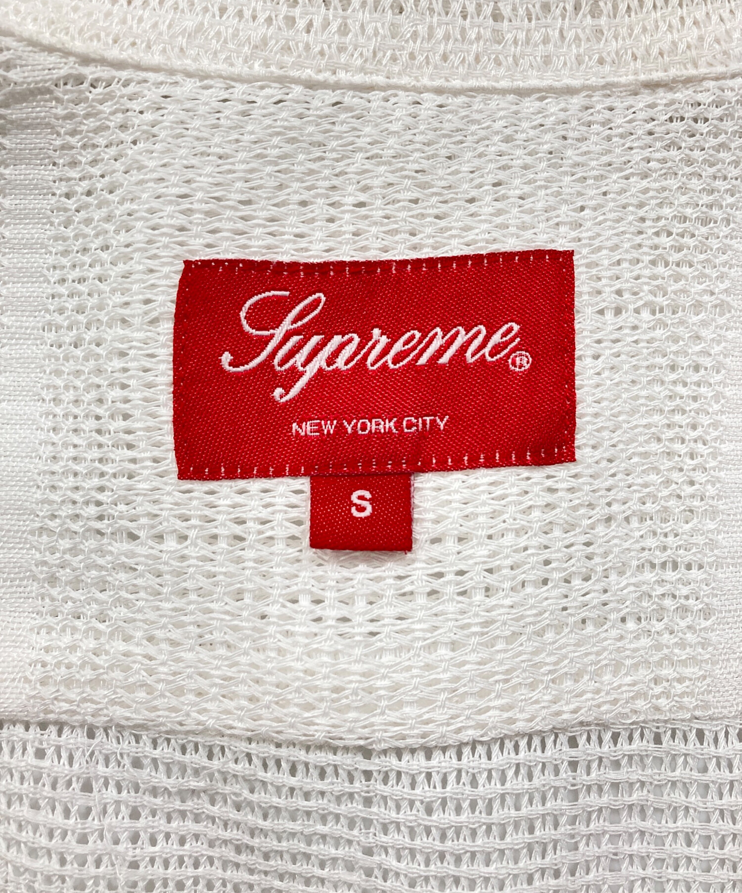 中古・古着通販】SUPREME (シュプリーム) Mesh Stripe S/S Shirt