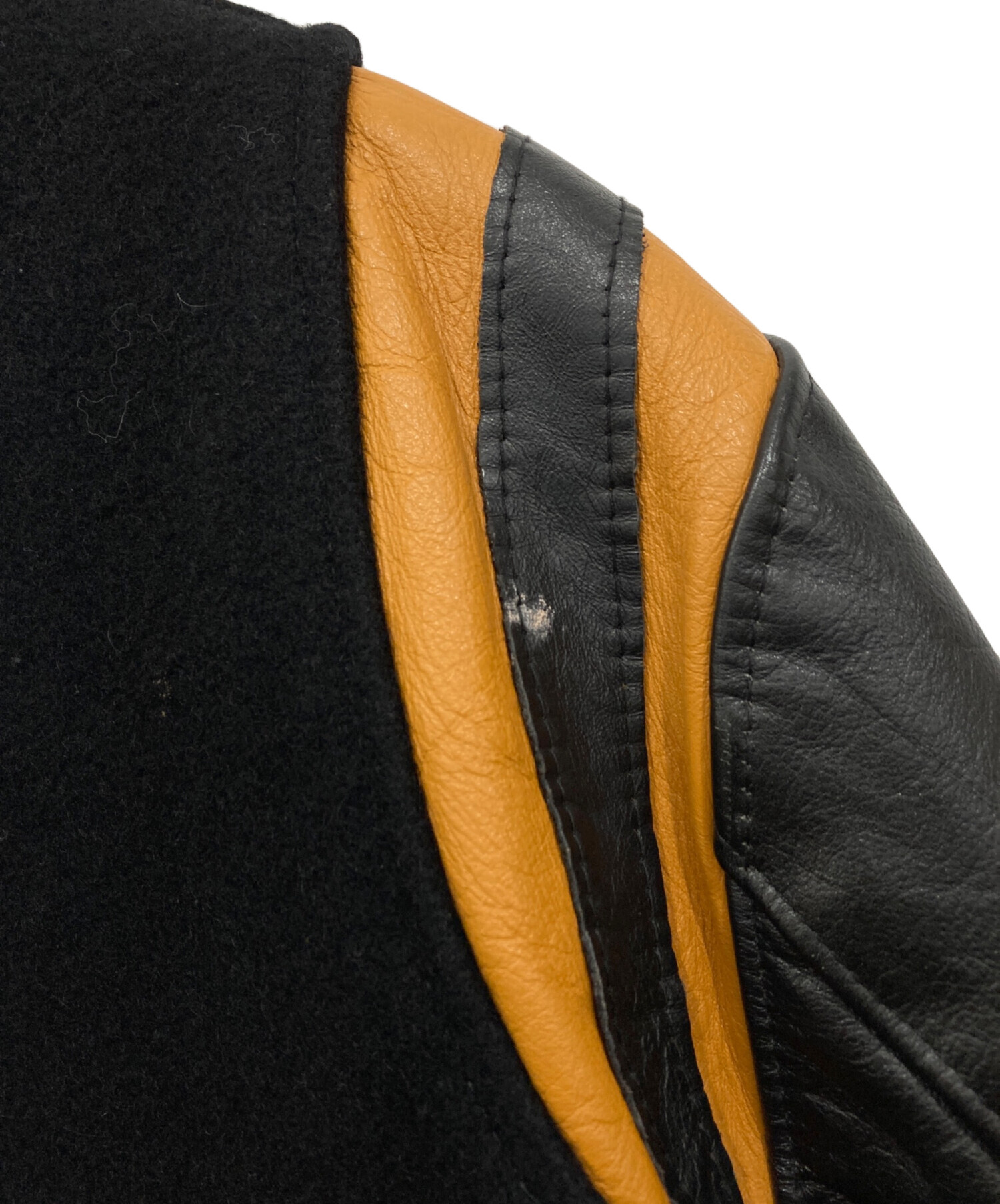 中古・古着通販】NEFF (ネフ) スタジャン ブラック サイズ:S｜ブランド