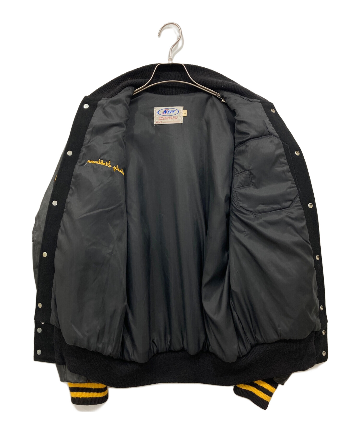 中古・古着通販】NEFF (ネフ) スタジャン ブラック サイズ:S｜ブランド