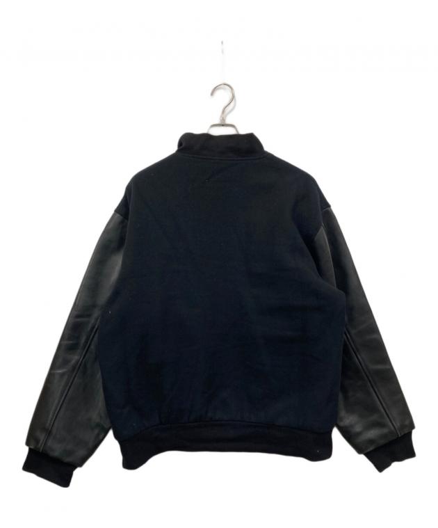 美品 GAME ブラック ウールレザースタジャン M 黒 美品 GAME ブラック ウールレザースタジャン M お買い得品 黒 楽天市場