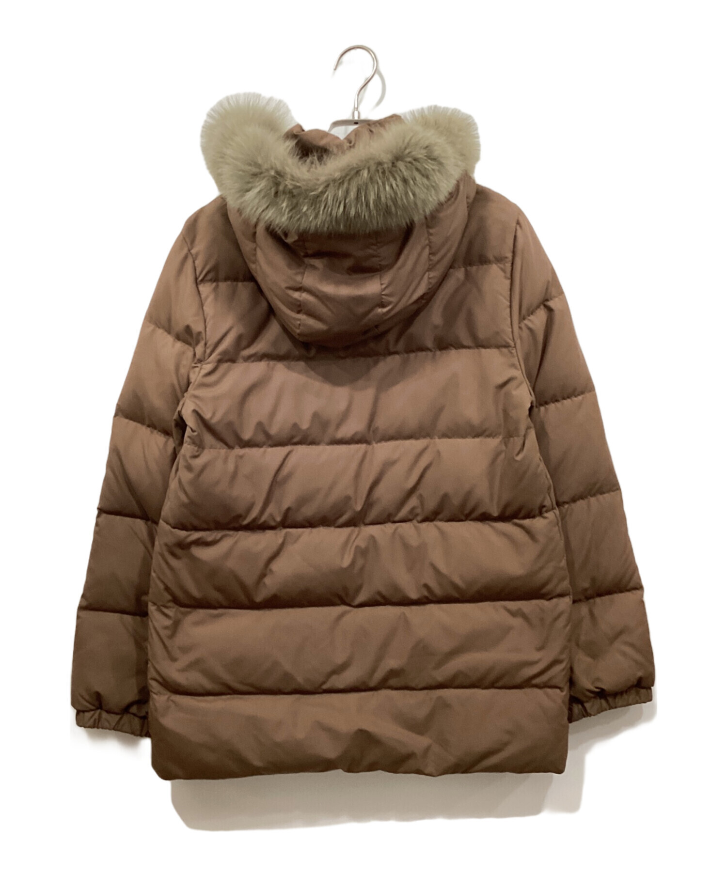 モンクレール　ダウンジャケット　ブラウン 中古・古着通販】MONCLER (モンクレール) ダウンジャケット ブラウン