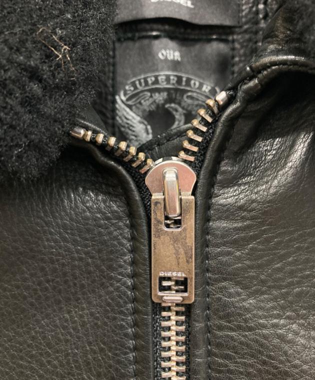 お値引ご相談可DIESELライダース ジャケット ブラック　M ヴィンテージ お値引ご相談可DIESELライダース ジャケット ブラック M