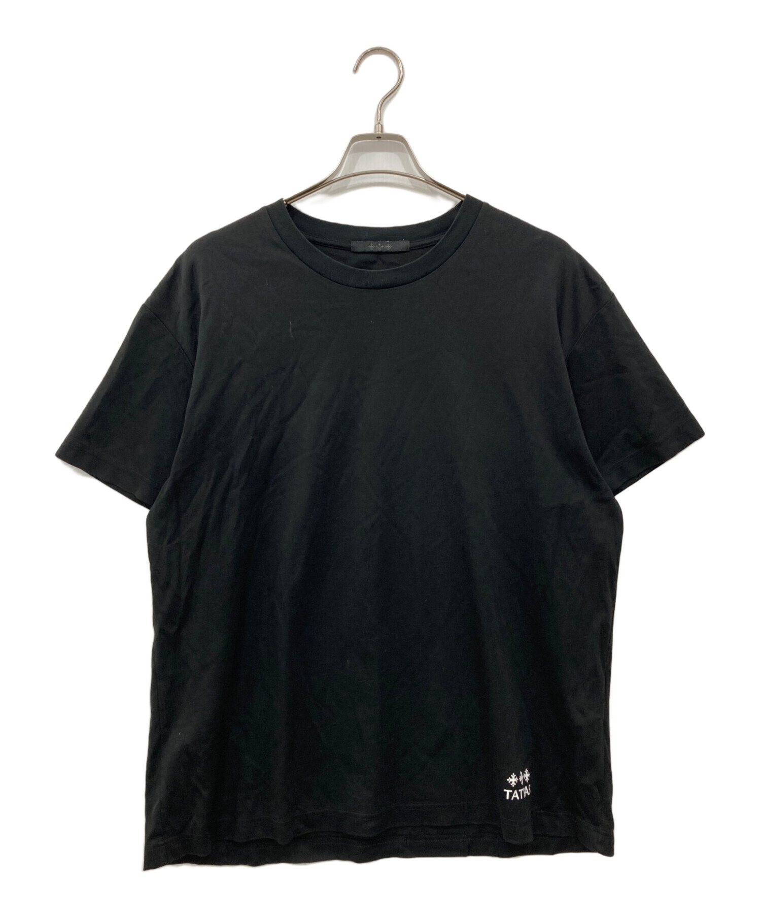 中古・古着通販】TATRAS (タトラス) バックプリントTシャツ ブラック