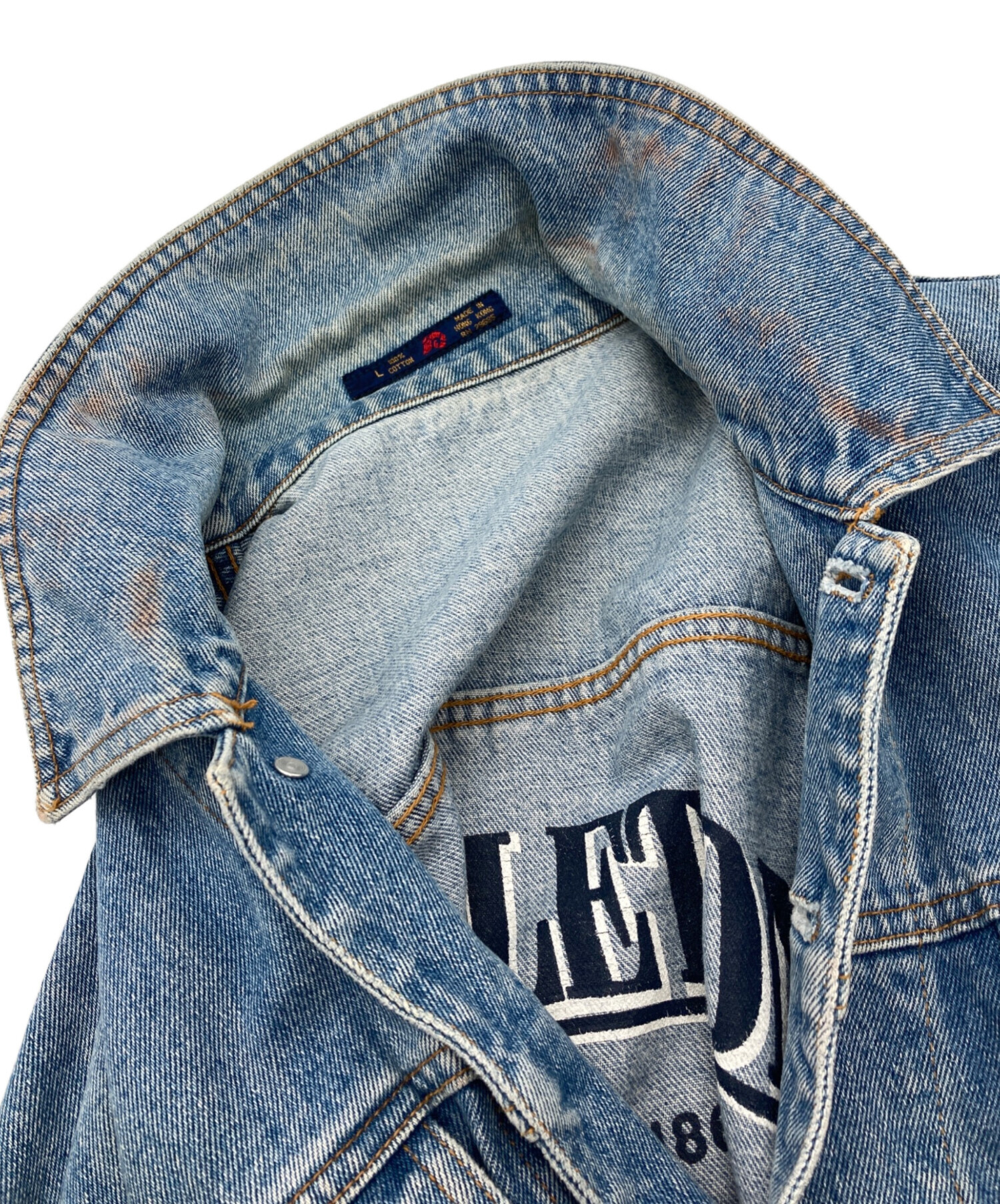 美品 ブリクストン インデペンデント ヤード デニム ジャケット インディゴ M BRIXTON BRIXTON×INDEPENDENT YARD DENIM JACKET raw indigo