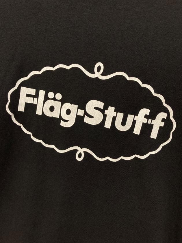FLAGSTUFF フラグスタフ カジュアルシャツ XL 黒 【古着】【中古】【送料無料】 中古・古着通販】FLAGSTUFF (フラグスタフ) アイスロゴTシャツ