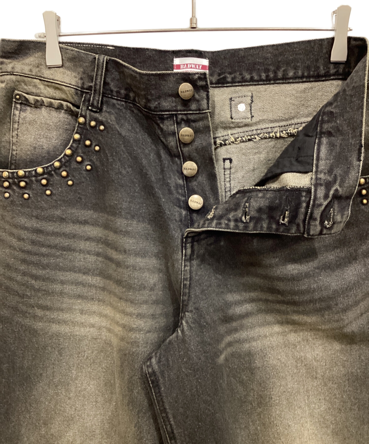 BADWAY インディゴワイドパンツ 48C7FDE2-F43C-4E8F-B2FD-