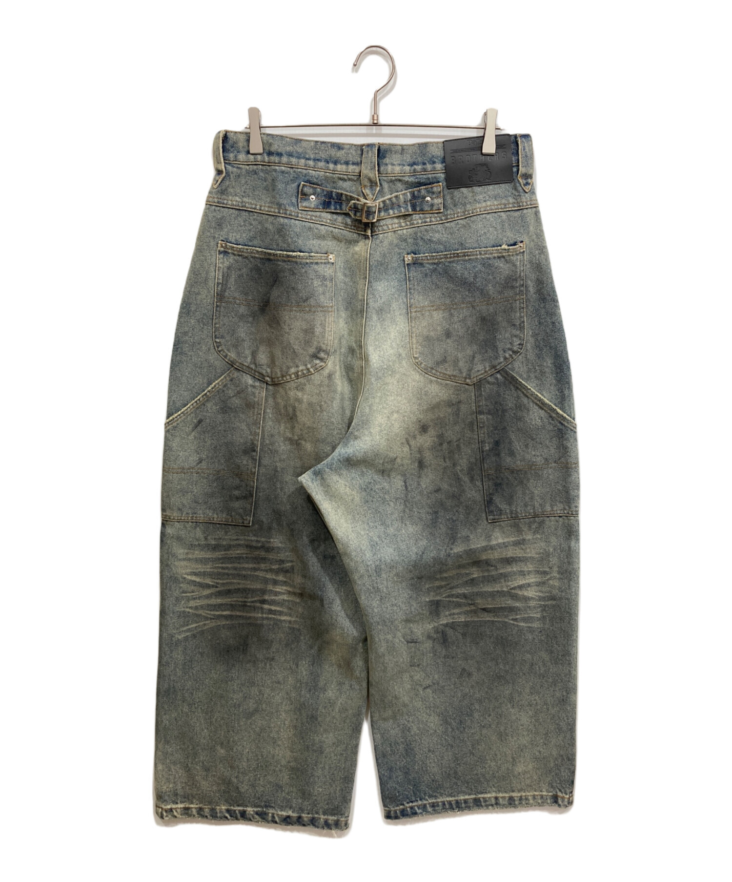 パンツ ballsy brothers/vintage wide baggy denim 中古・古着通販】BALLSY.BROTHERS (ボールジーブラザーズ) スーパー