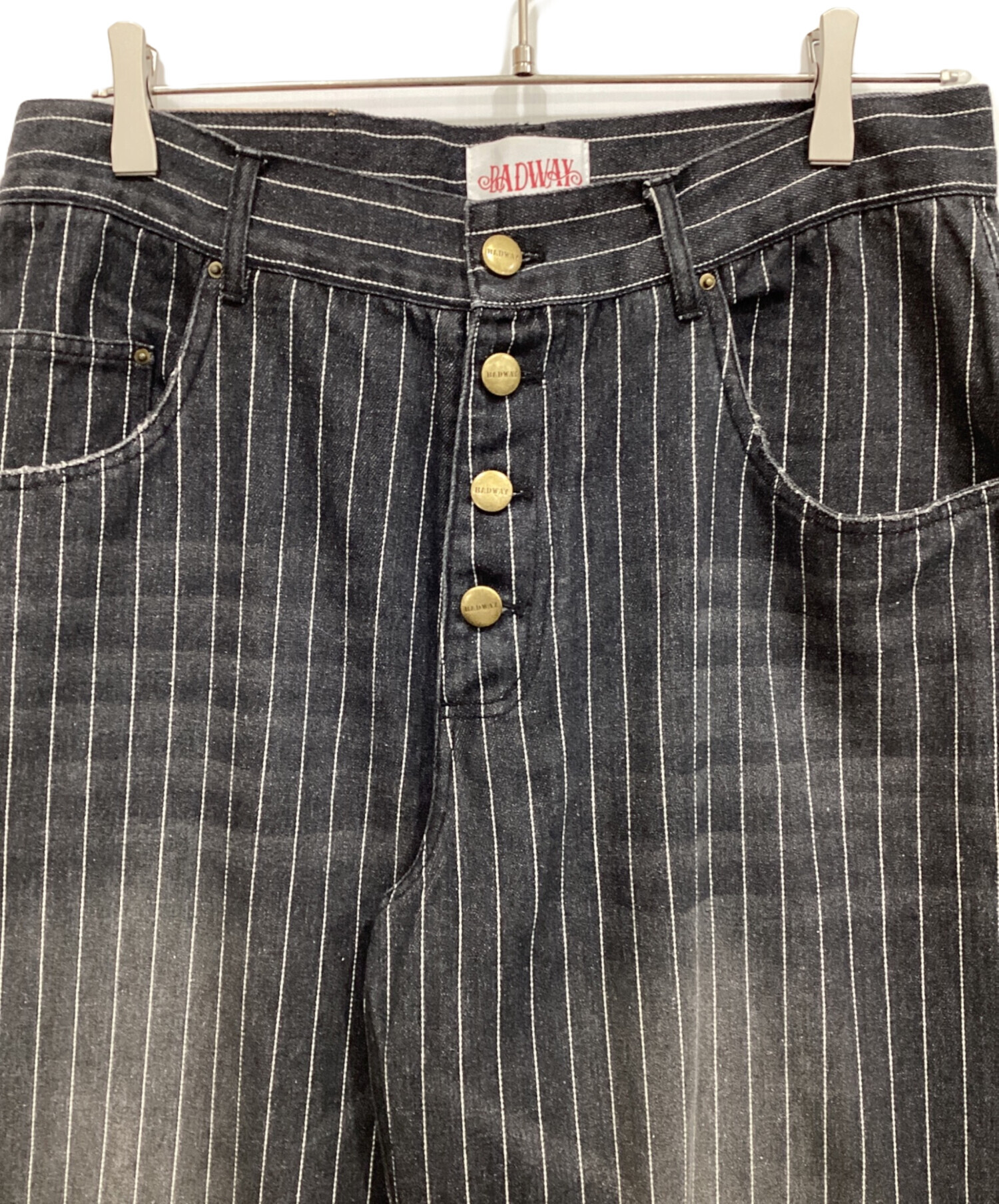 【完売品】BADWAY バットウェイ　M ブラック　デニム　セットアップ　Y2K 2025年最新】BADWAY セットアップの人気アイテム - メルカリ